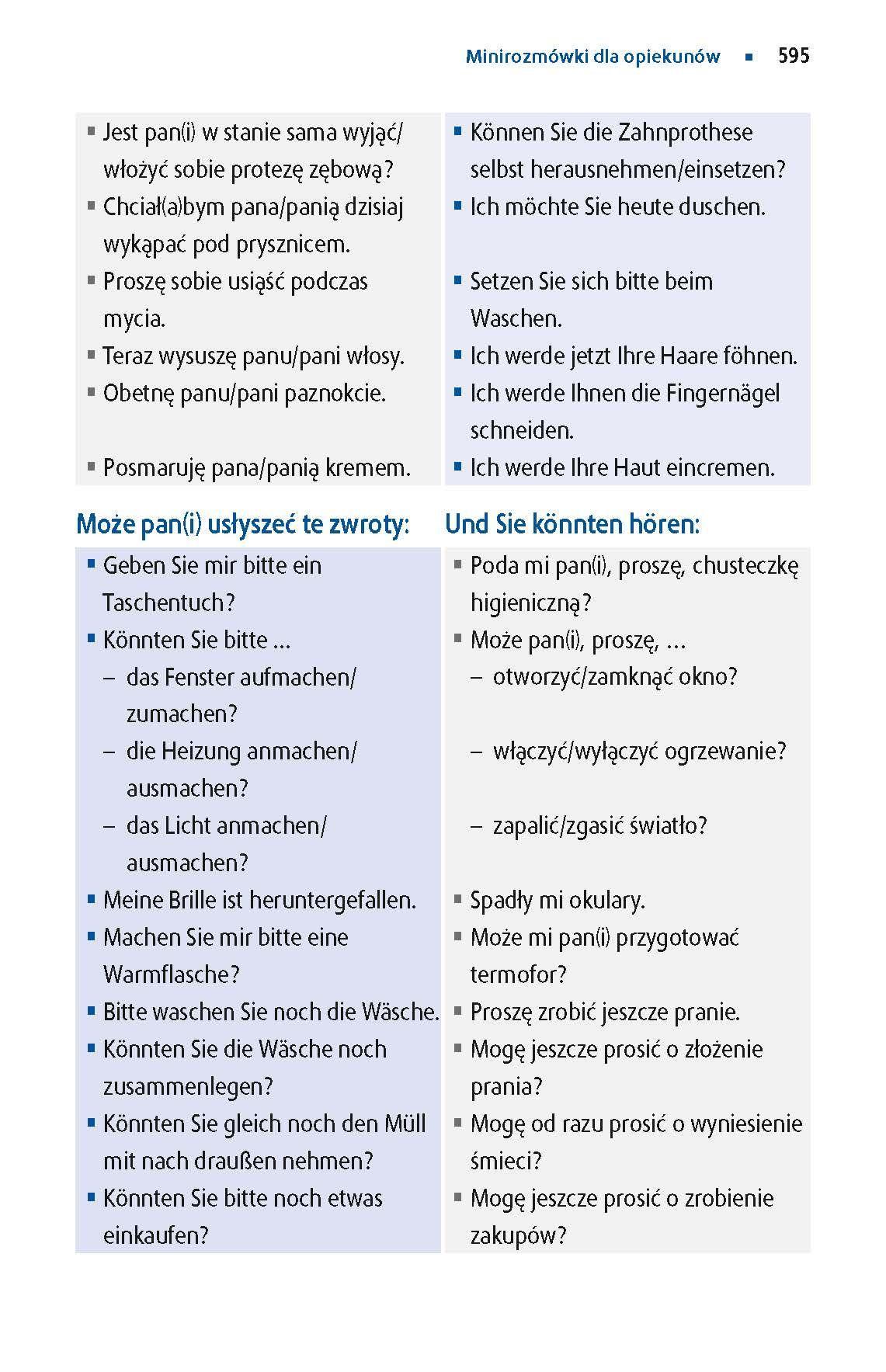 Beispielinhalt (Bild) Langenscheidt Praktisches Wörterbuch Polnisch