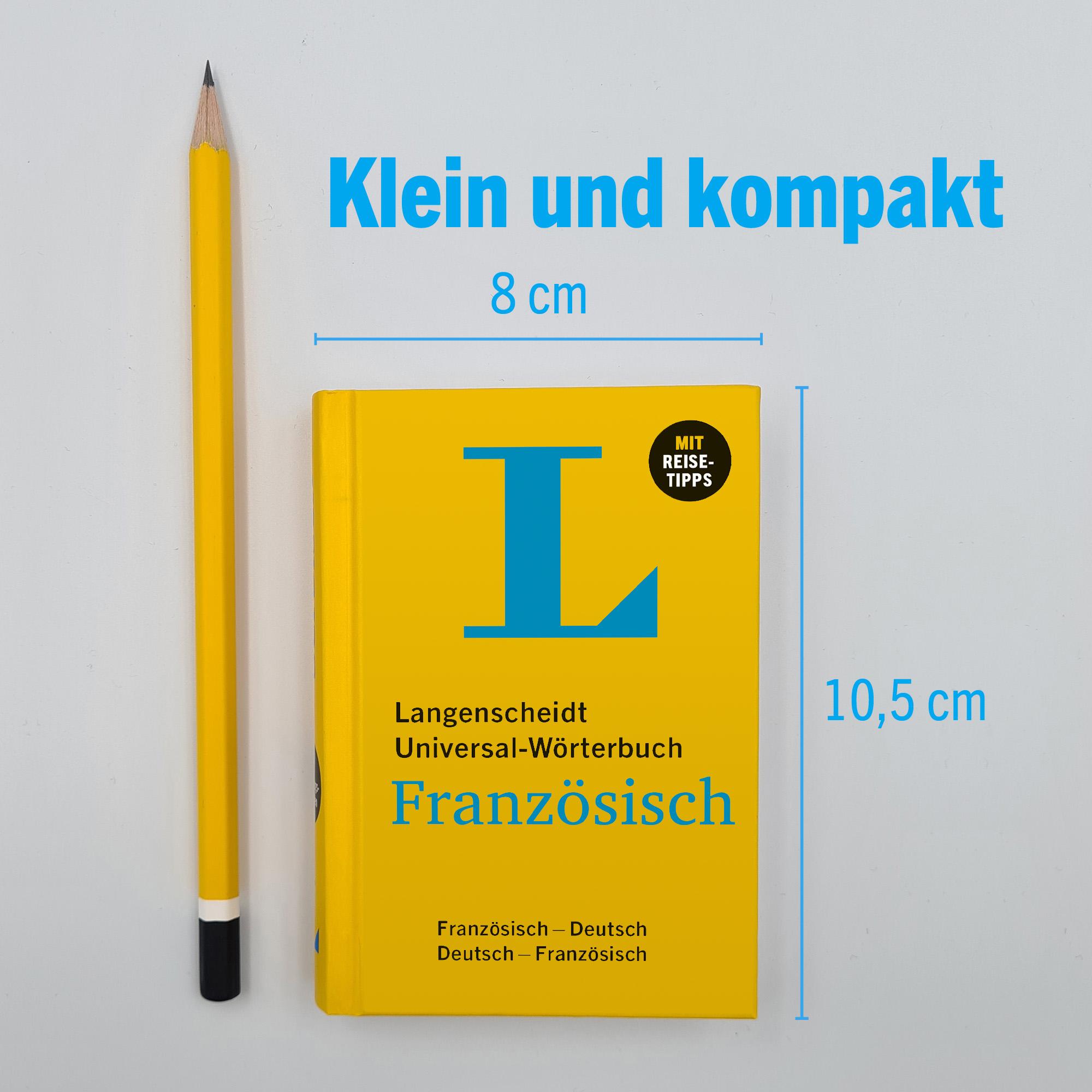 Beispielinhalt (Bild) Langenscheidt Universal-Wörterbuch Französisch