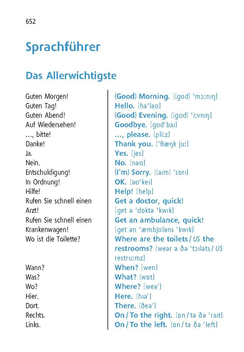 Beispielinhalt (Bild) Langenscheidt Universal-Wörterbuch Englisch