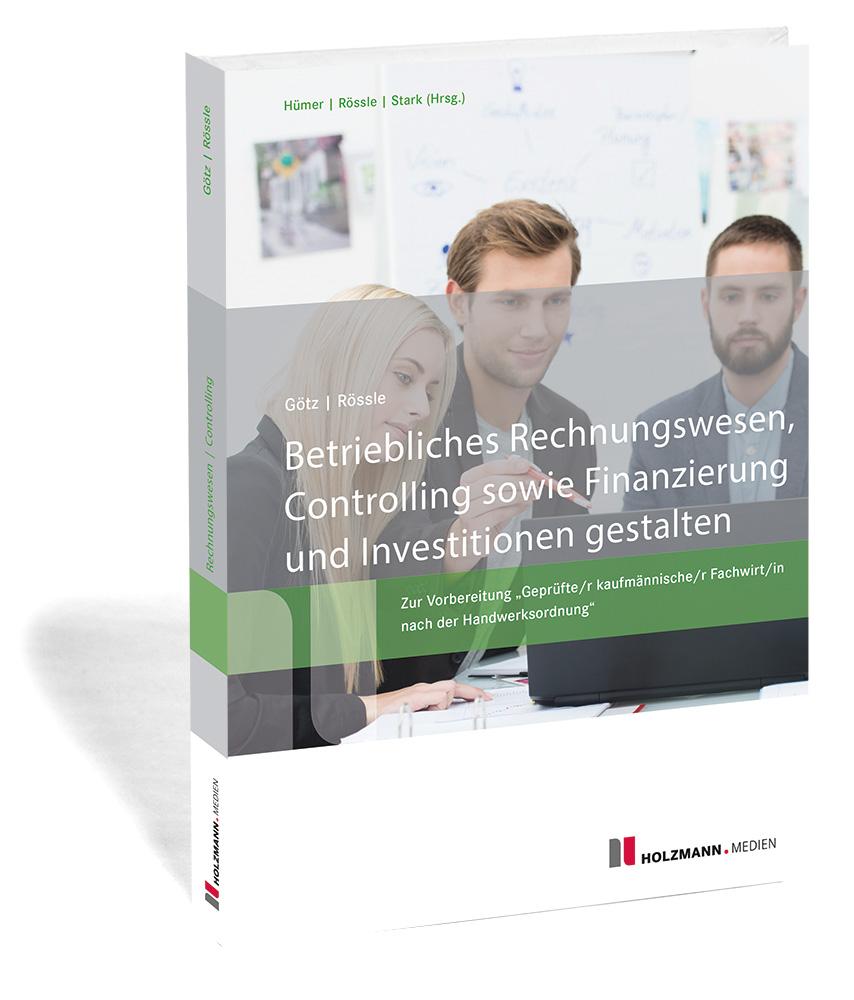 Vorderes Coverbild Betriebliches Rechnungswesen, Controlling sowie Finanzierung und Investition gestalten