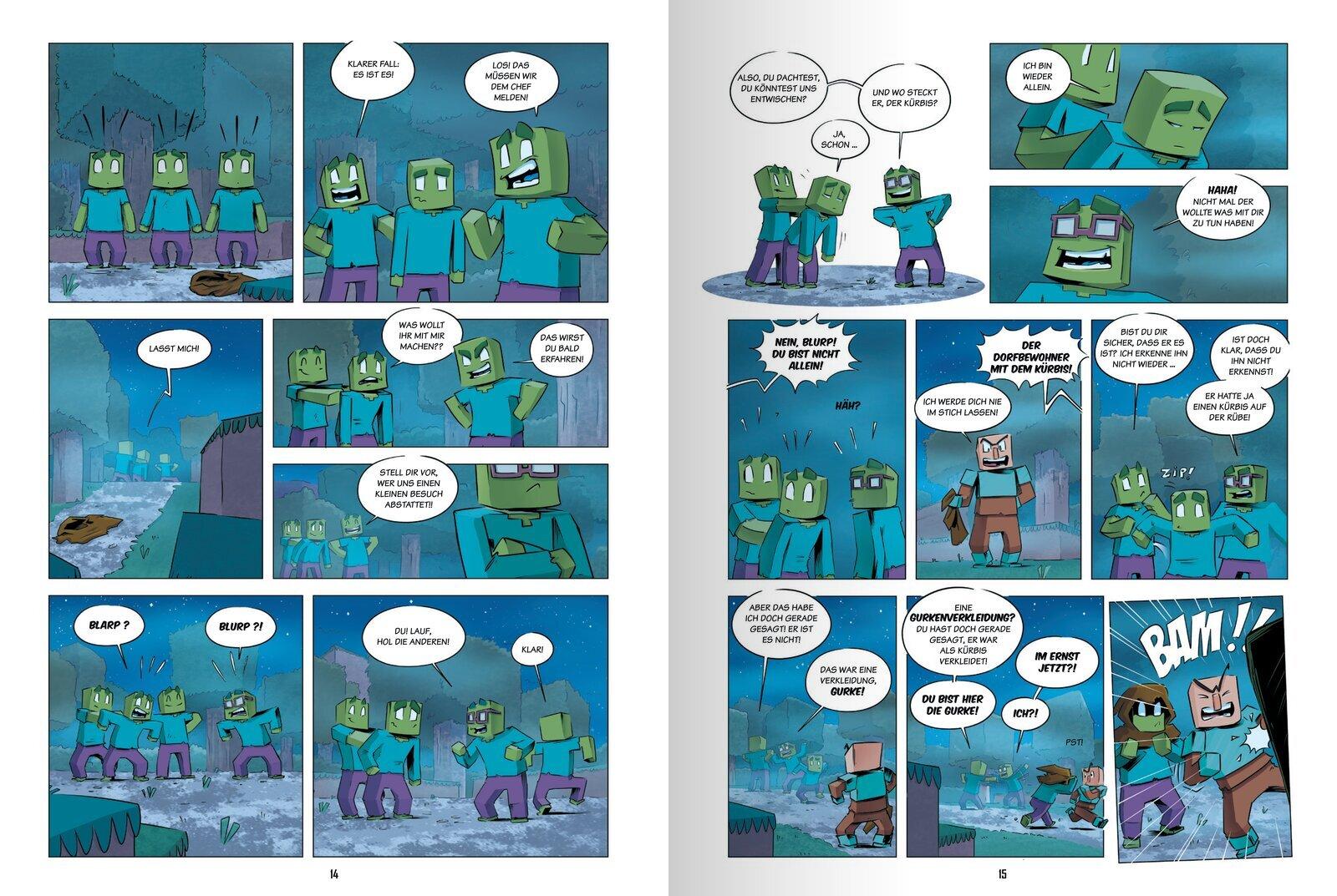 Beispielinhalt (Bild) Tagebuch eines Noobs Kriegers - Der Comic Bd. 4 - Willkommen im Ende