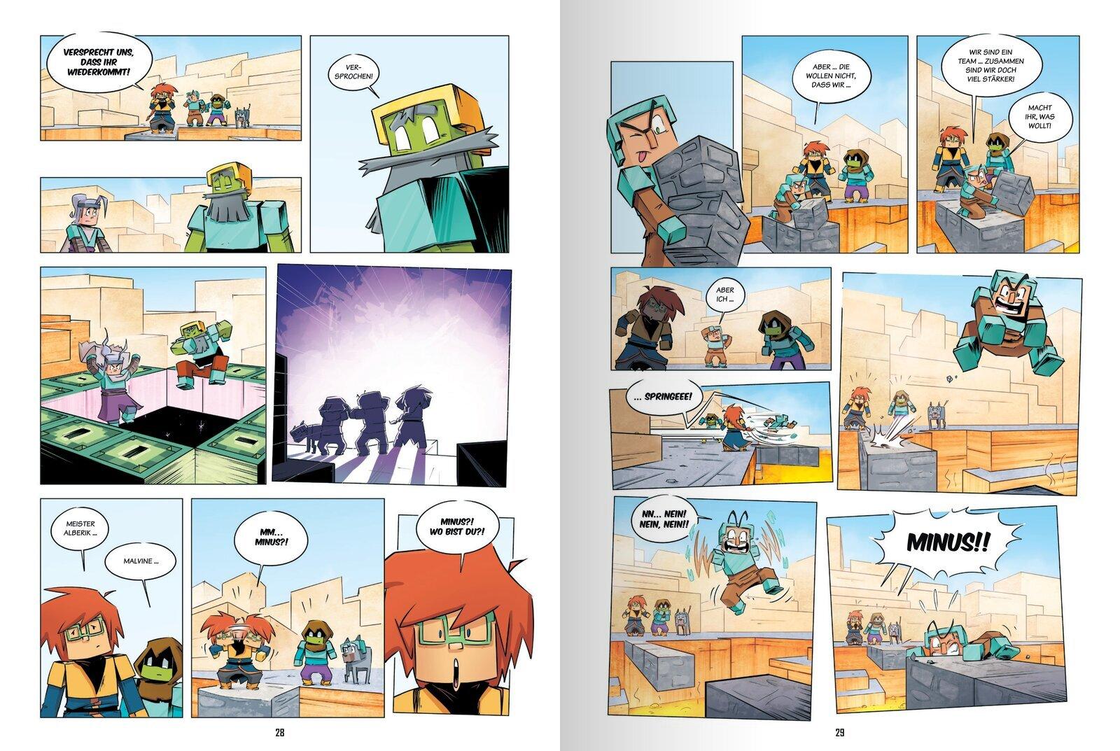 Beispielinhalt (Bild) Tagebuch eines Noobs Kriegers - Der Comic Bd. 4 - Willkommen im Ende