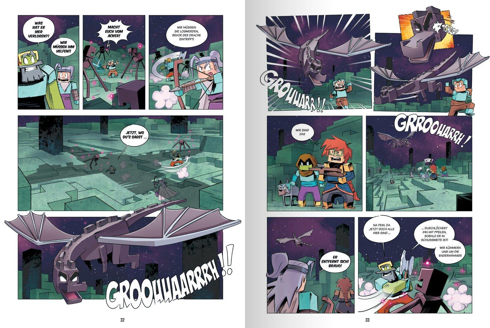 Beispielinhalt (Bild) Tagebuch eines Noobs Kriegers - Der Comic Bd. 4 - Willkommen im Ende