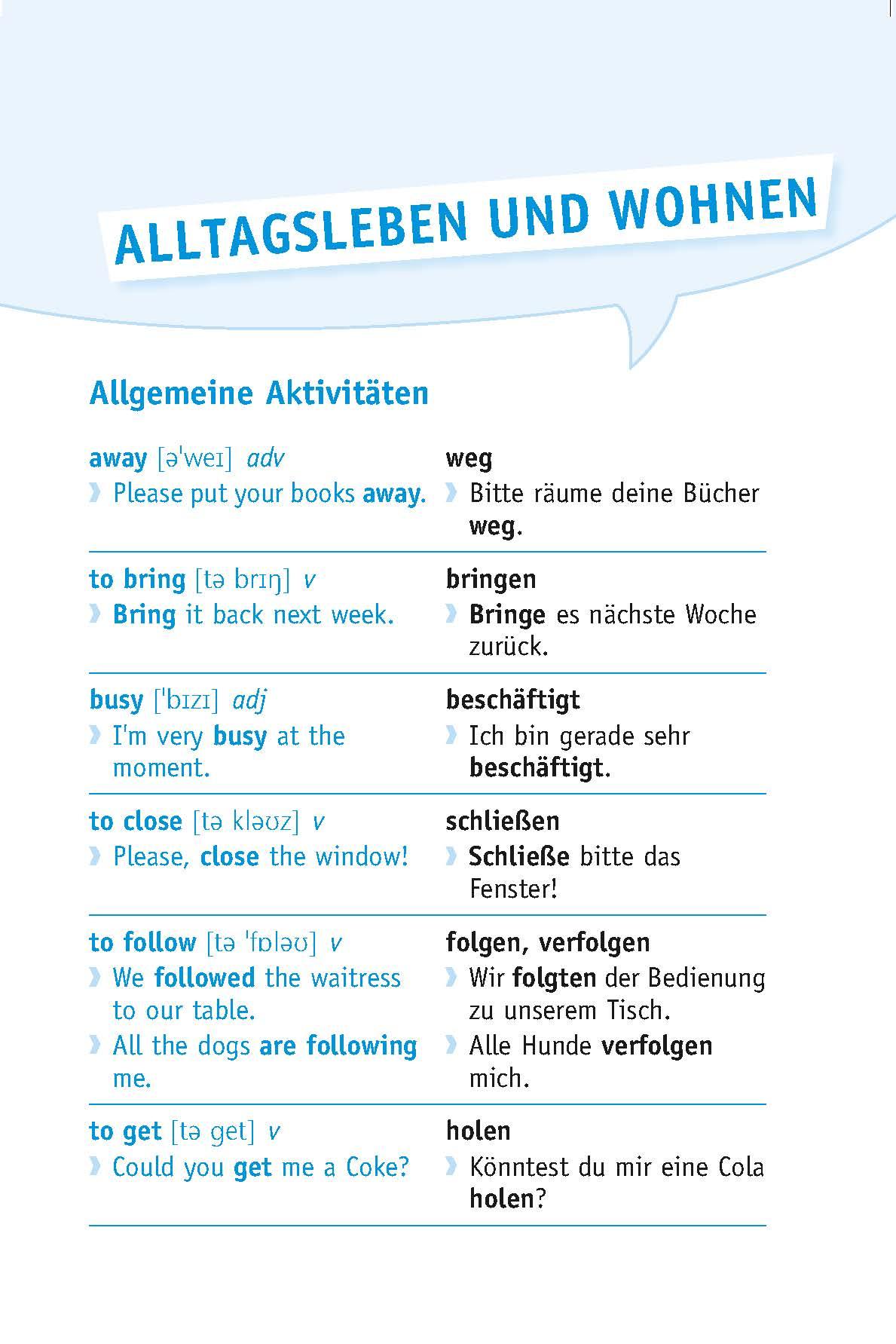 Beispielinhalt (Bild) Langenscheidt Die Top 1.000 Wörter Englisch