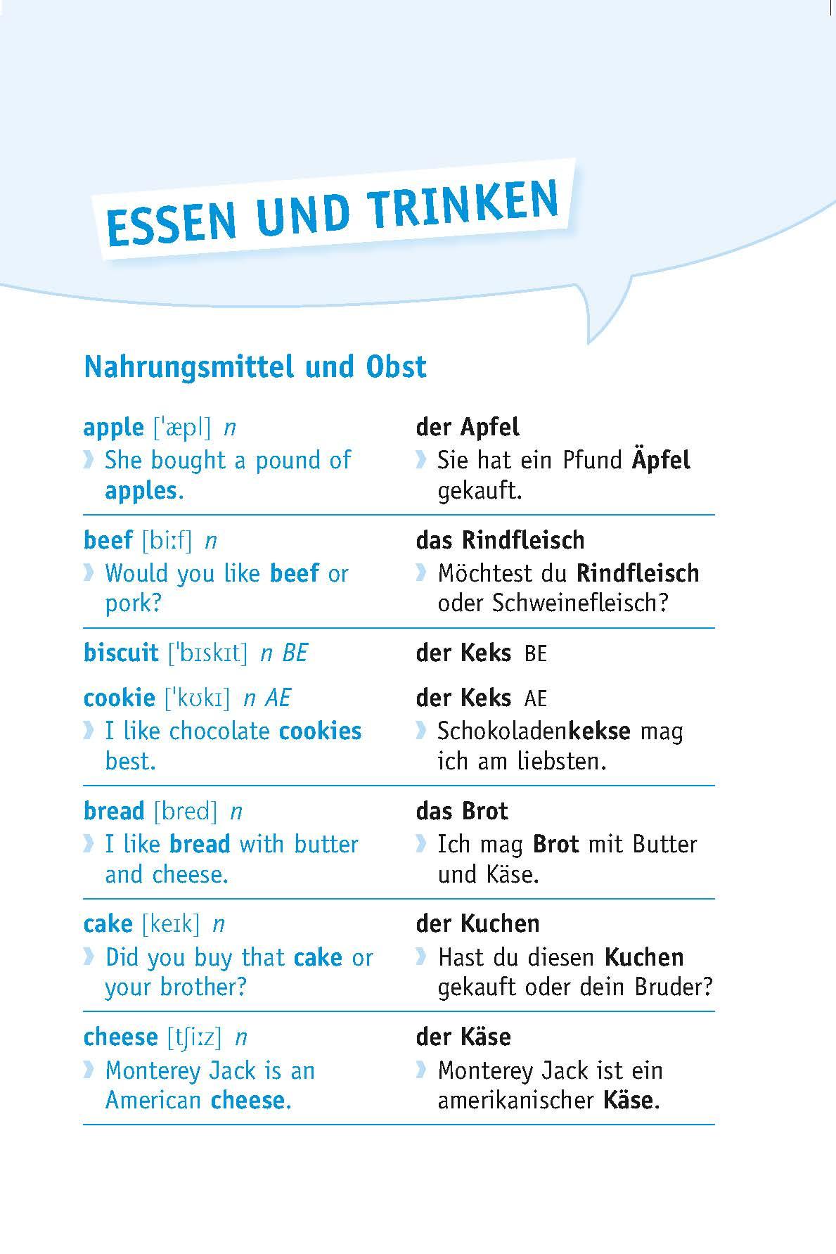 Beispielinhalt (Bild) Langenscheidt Die Top 1.000 Wörter Englisch