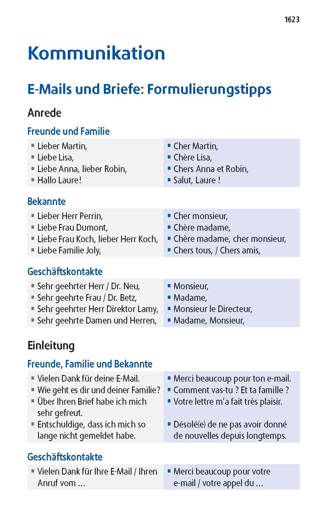 Beispielinhalt (Bild) Langenscheidt Taschenwörterbuch Französisch