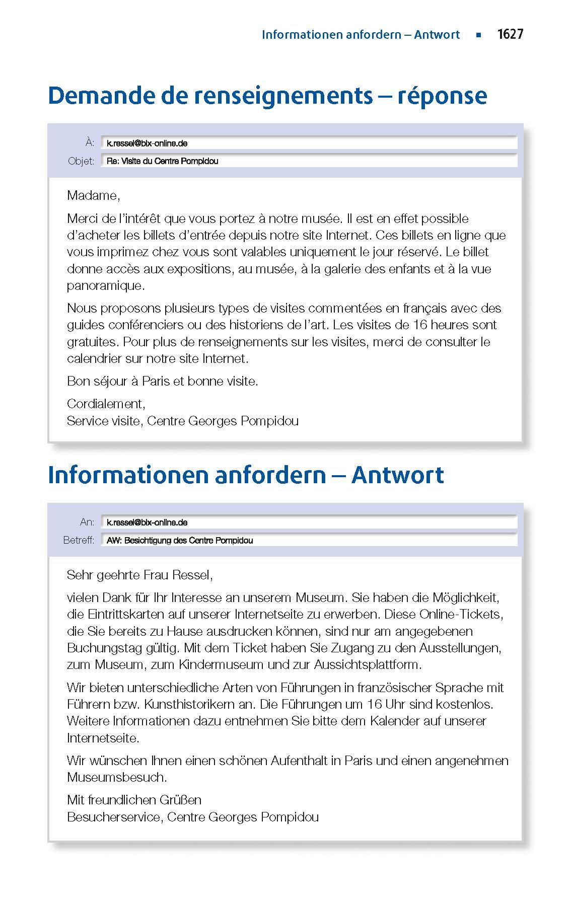 Beispielinhalt (Bild) Langenscheidt Taschenwörterbuch Französisch