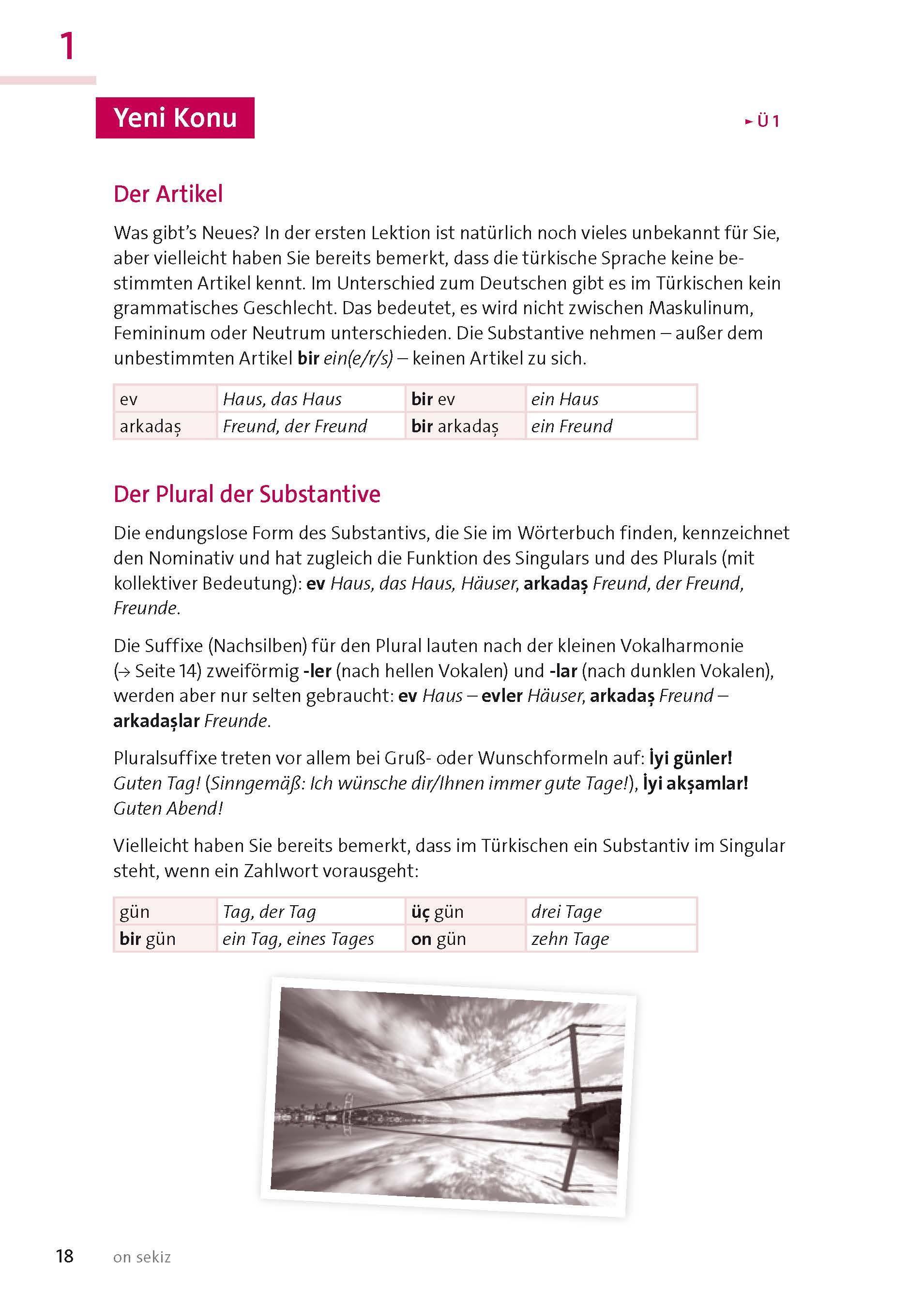 Beispielinhalt (Bild) Langenscheidt Türkisch mit System