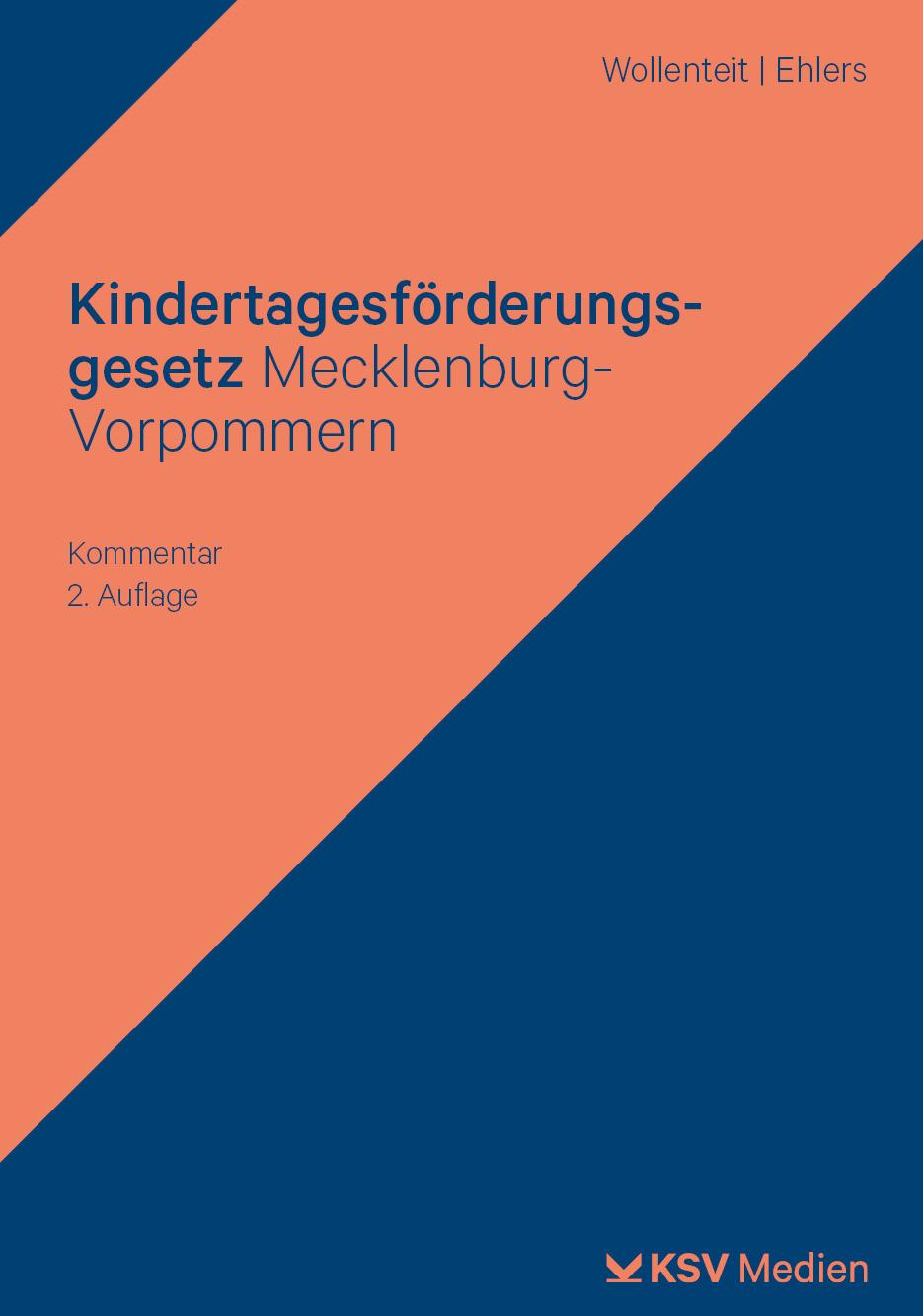 Vorderes Coverbild Kindertagesförderungsgesetz Mecklenburg-Vorpommern
