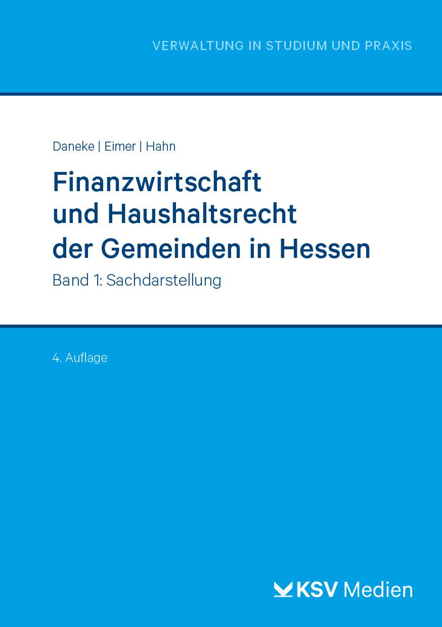 Vorderes Coverbild Finanzwirtschaft und Haushaltsrecht der Gemeinden in Hessen