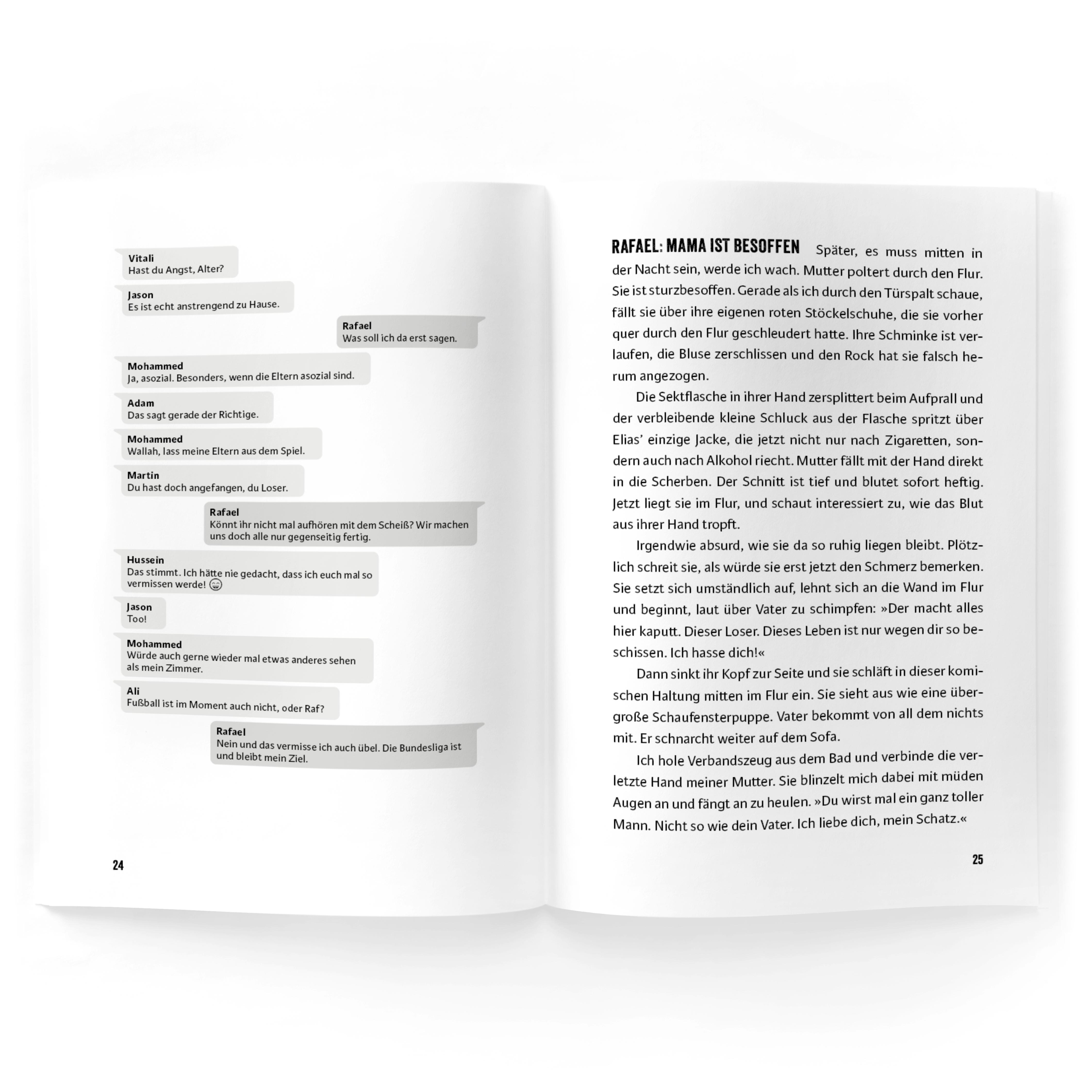 Beispielinhalt (Bild) Strassenstaub: Vergessene Kinder - Daniel Gebhart - Roman