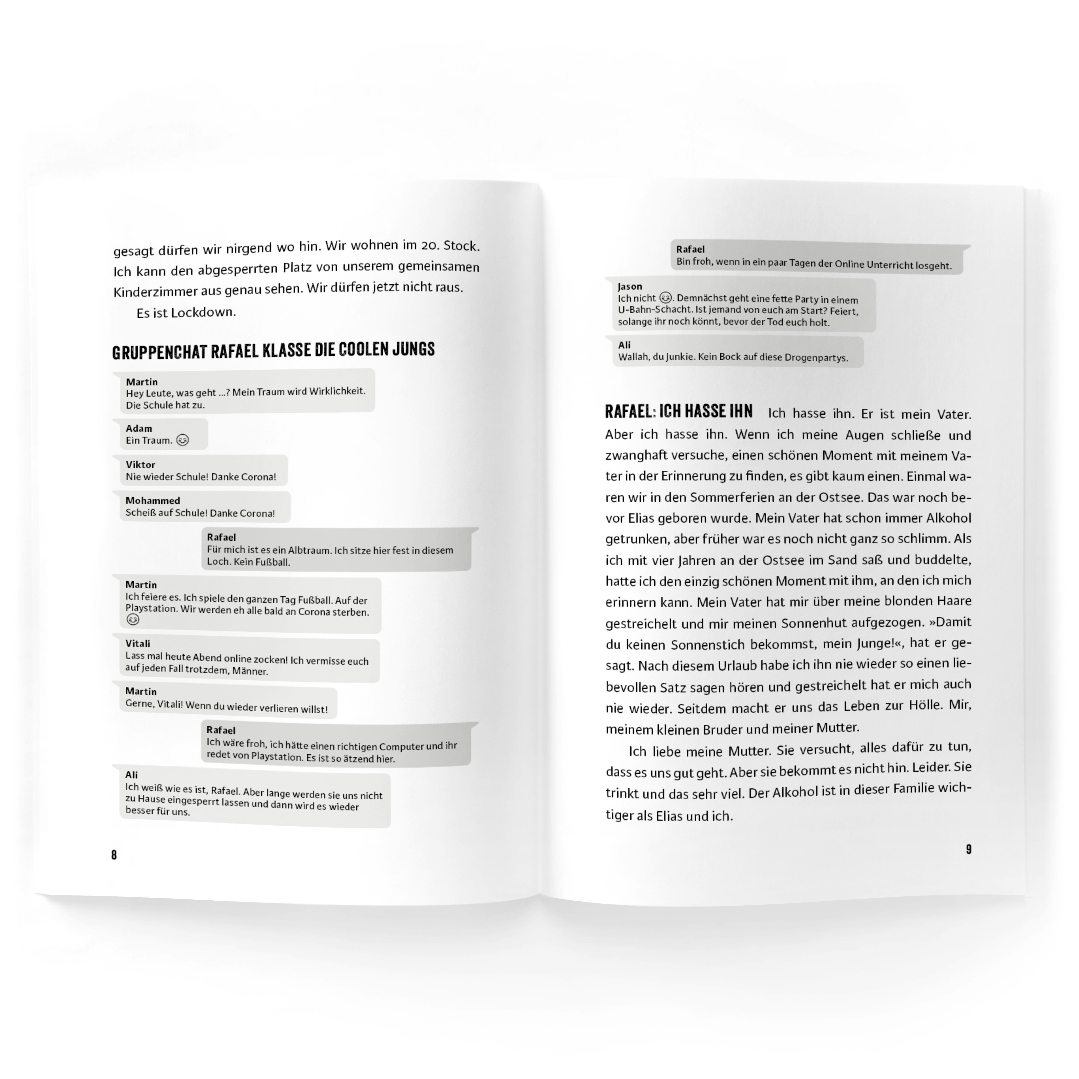 Beispielinhalt (Bild) Strassenstaub: Vergessene Kinder - Daniel Gebhart - Roman