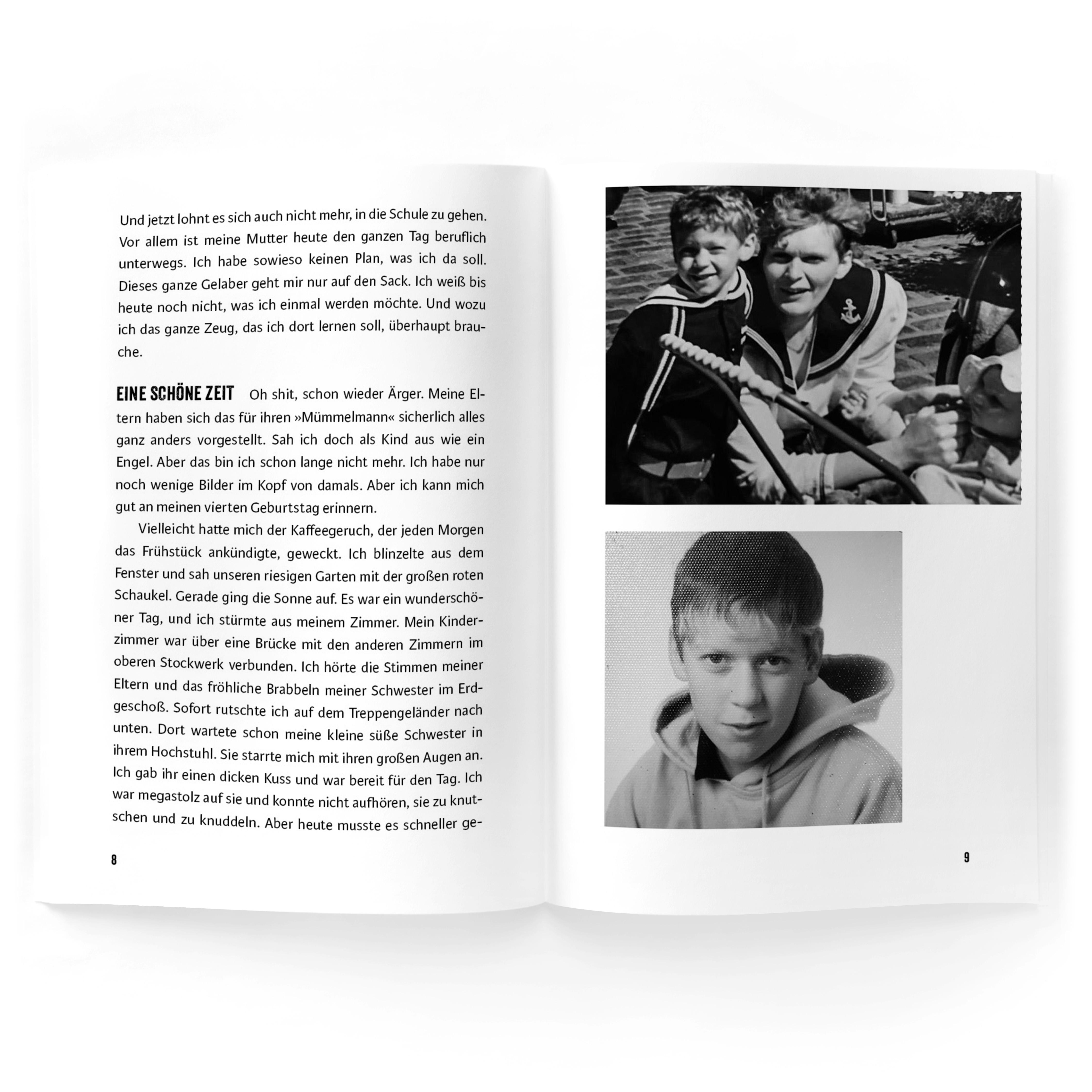 Beispielinhalt (Bild) Strassenstaub: Biografie - Daniel Gebhart - Roman