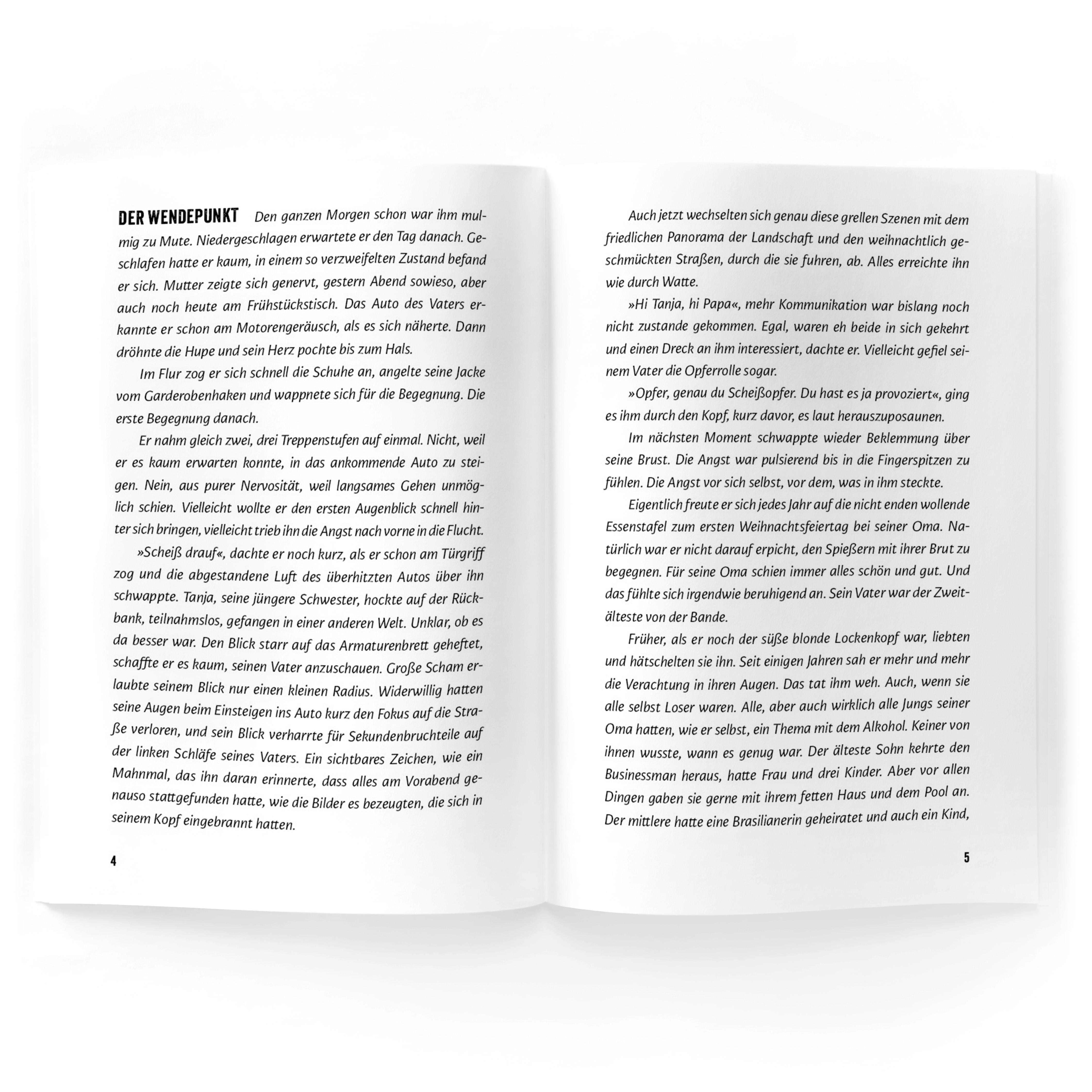 Beispielinhalt (Bild) Strassenstaub: Biografie - Daniel Gebhart - Roman