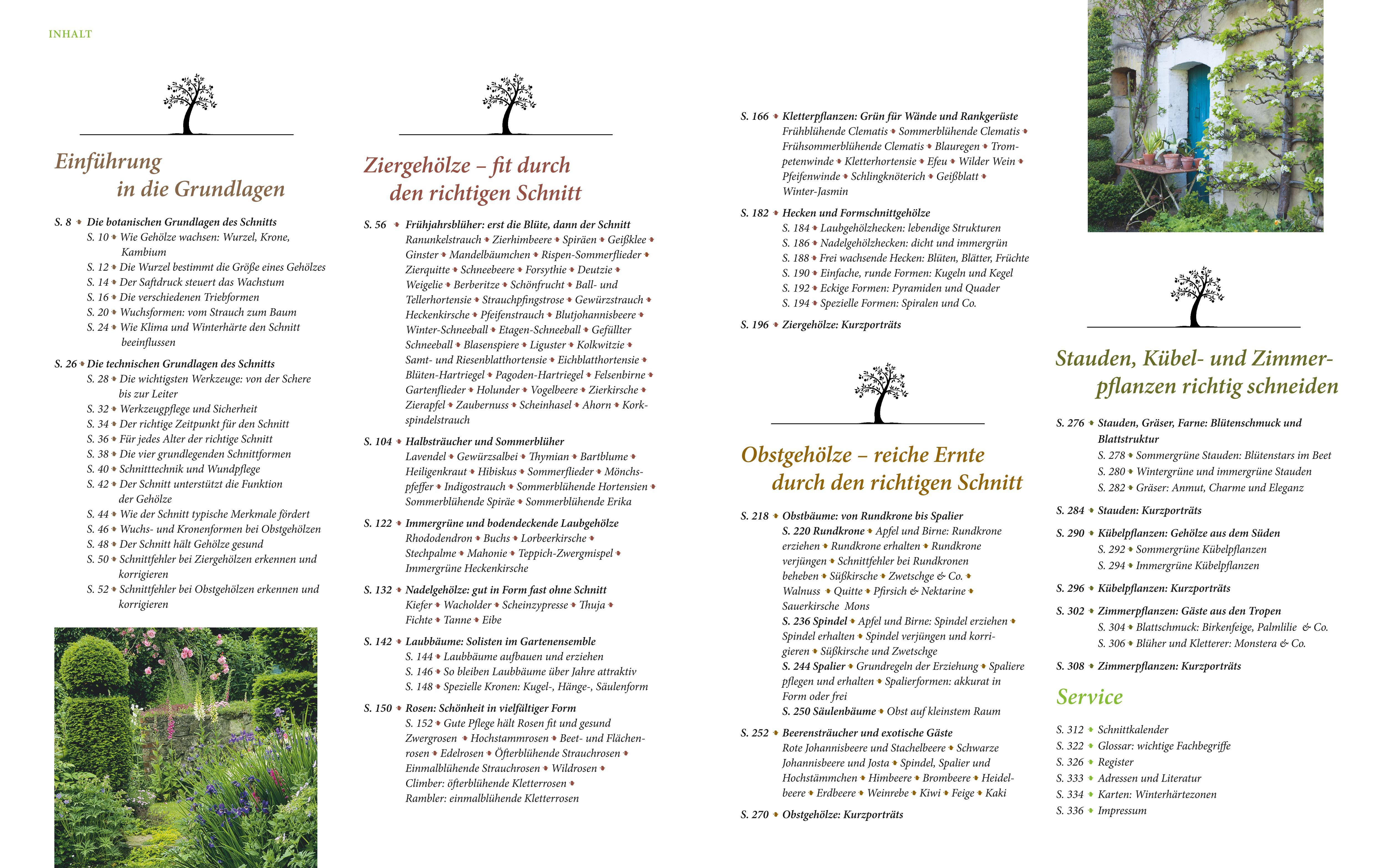 Beispielinhalt (Bild) Das große GU Praxishandbuch Pflanzenschnitt