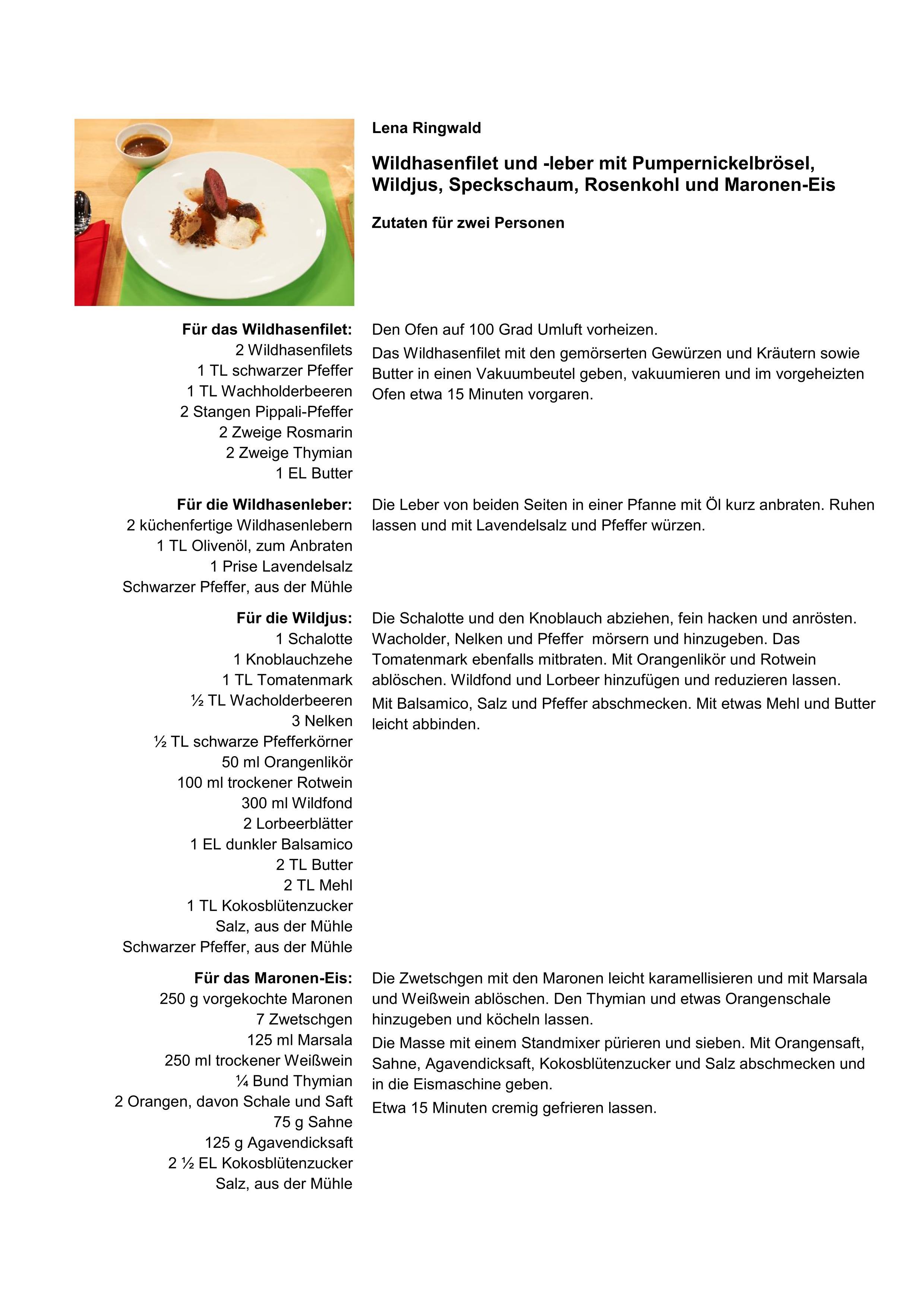 Beispielinhalt (Bild) Die Küchenschlacht