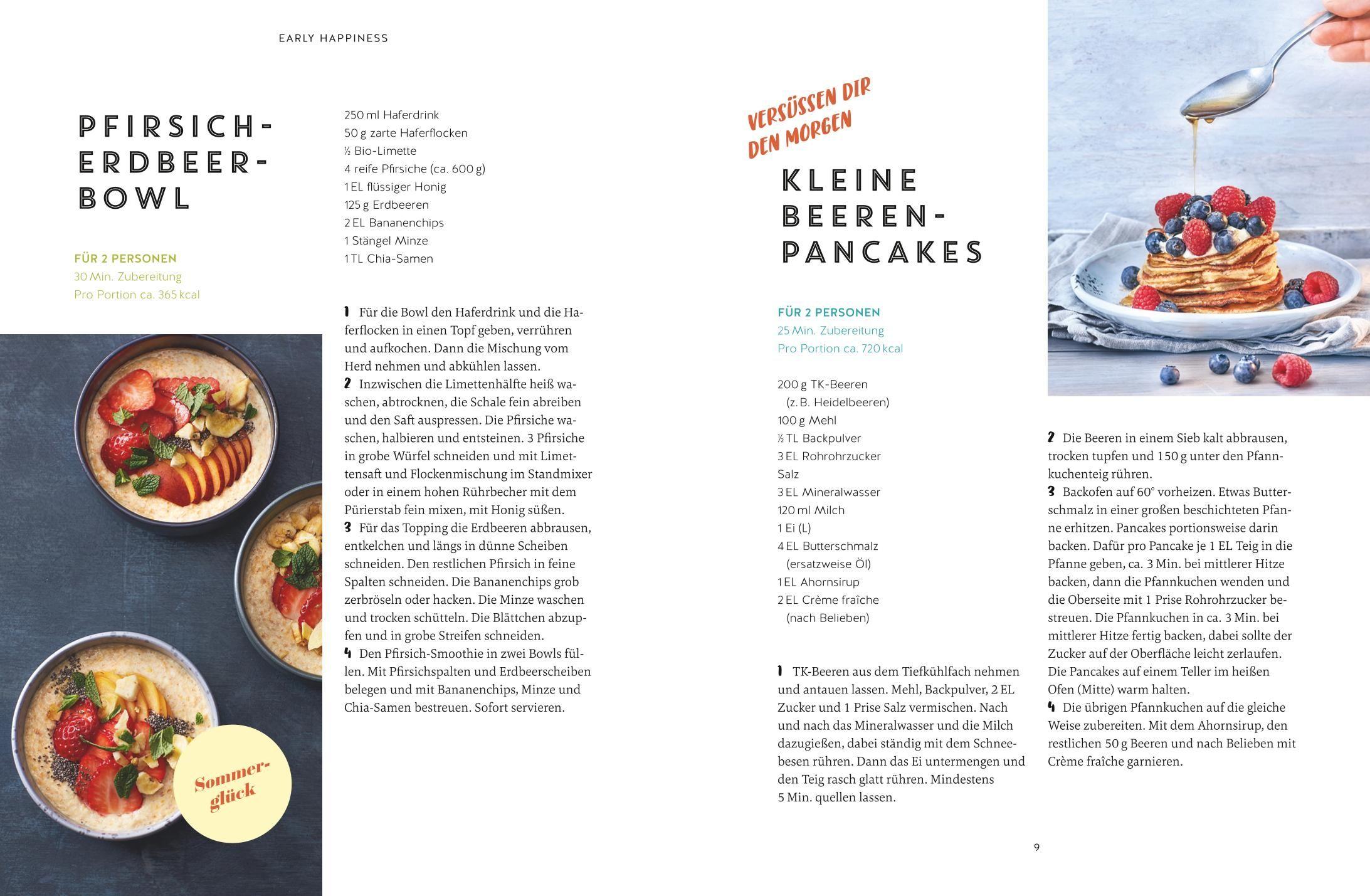 Beispielinhalt (Bild) Glücksbringer-Rezepte