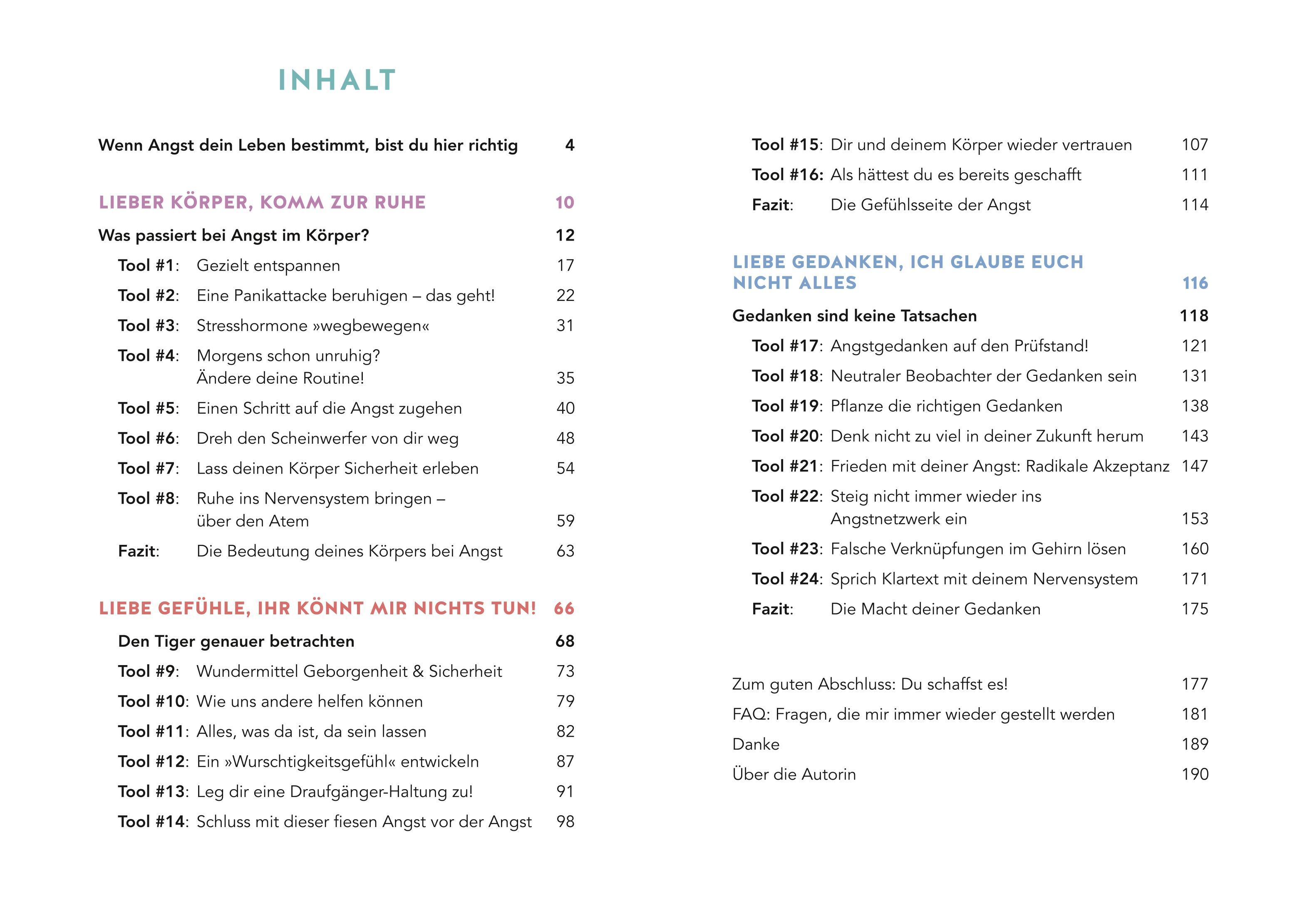 Beispielinhalt (Bild) Liebe Angst, halt doch mal die Klappe!