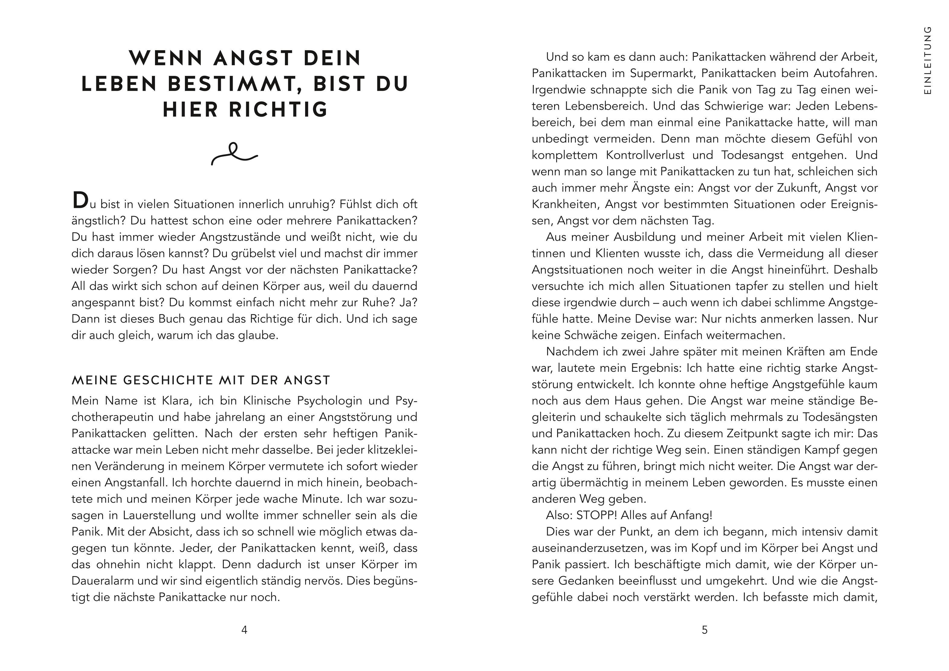 Beispielinhalt (Bild) Liebe Angst, halt doch mal die Klappe!