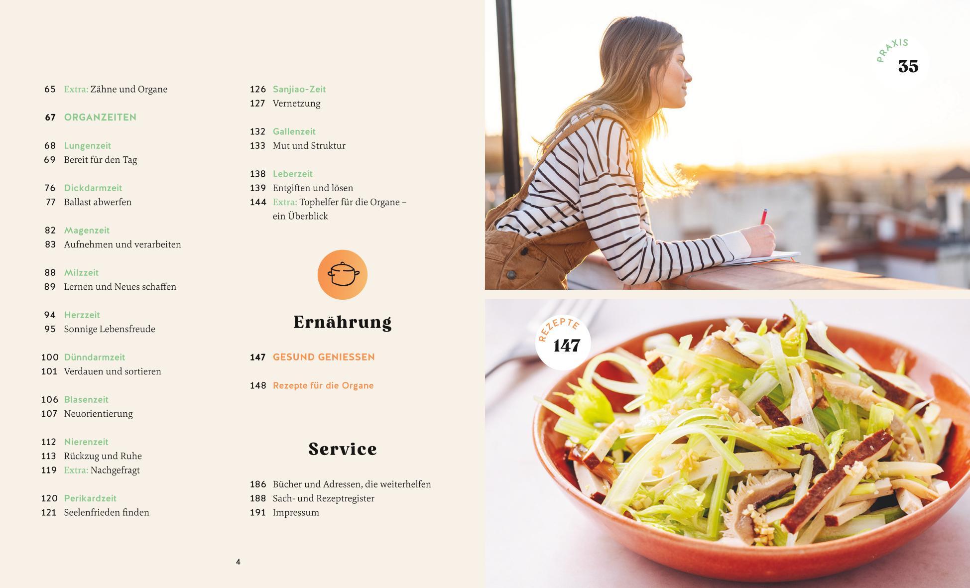 Beispielinhalt (Bild) Die Organuhr