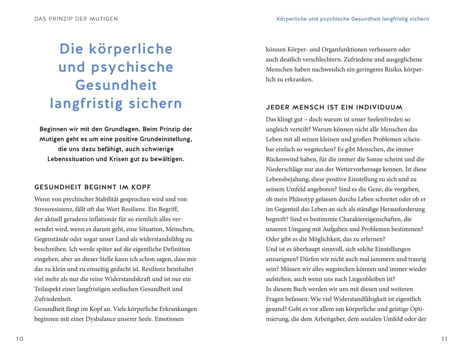 Beispielinhalt (Bild) Das Prinzip der Mutigen