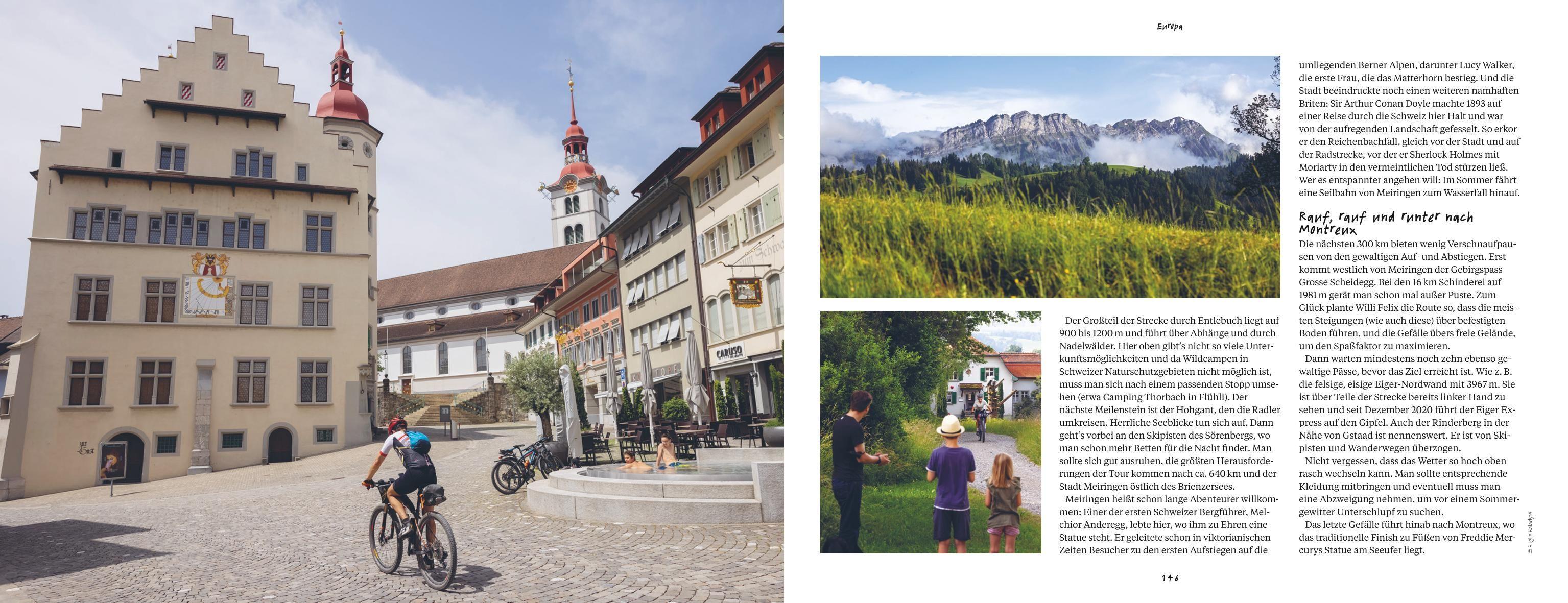 Beispielinhalt (Bild) Lonely Planet's Bikepacking Atlas