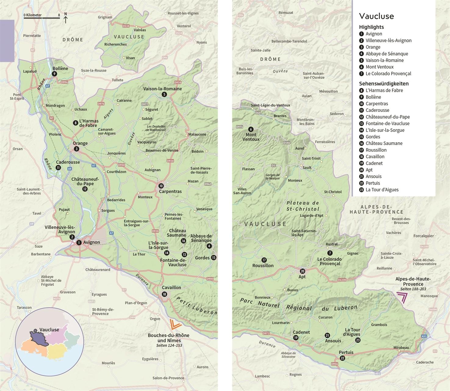 Beispielinhalt (Bild) Vis-à-Vis Reiseführer Provence & Côte d'Azur