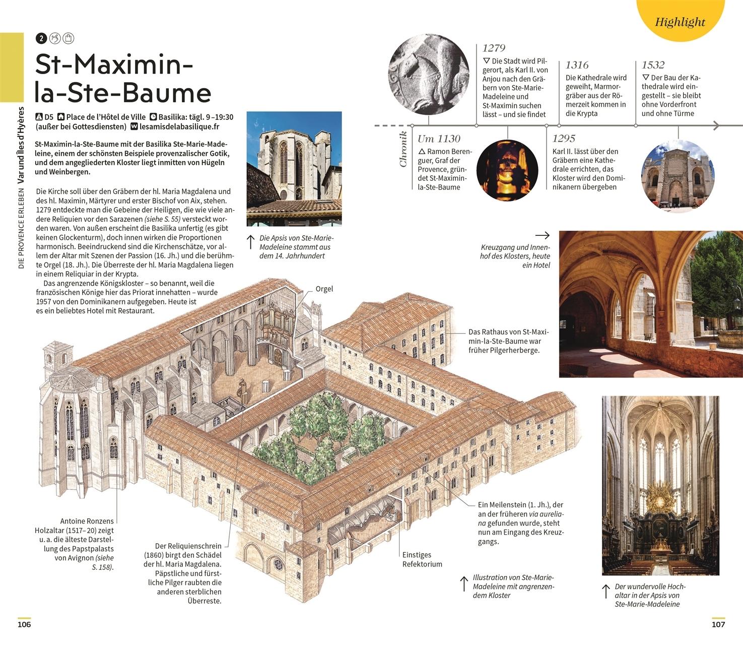 Beispielinhalt (Bild) Vis-à-Vis Reiseführer Provence & Côte d'Azur