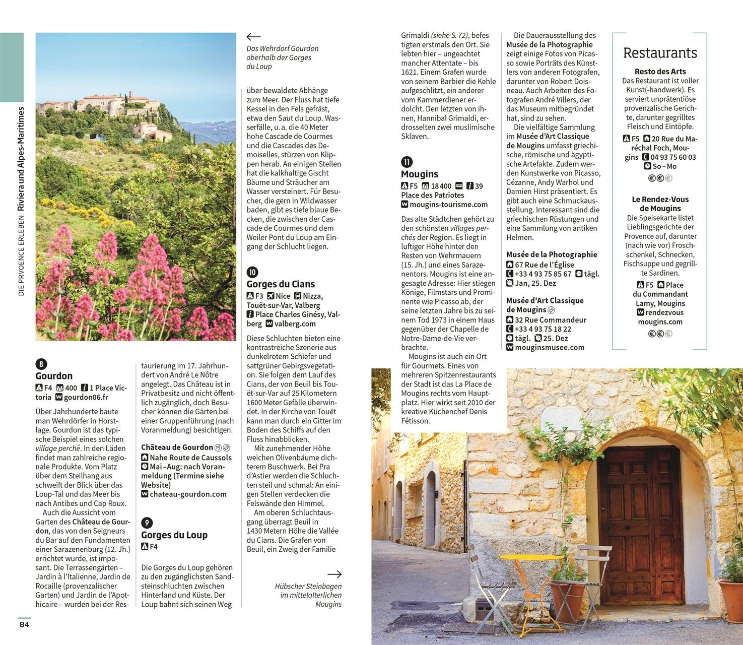 Beispielinhalt (Bild) Vis-à-Vis Reiseführer Provence & Côte d'Azur