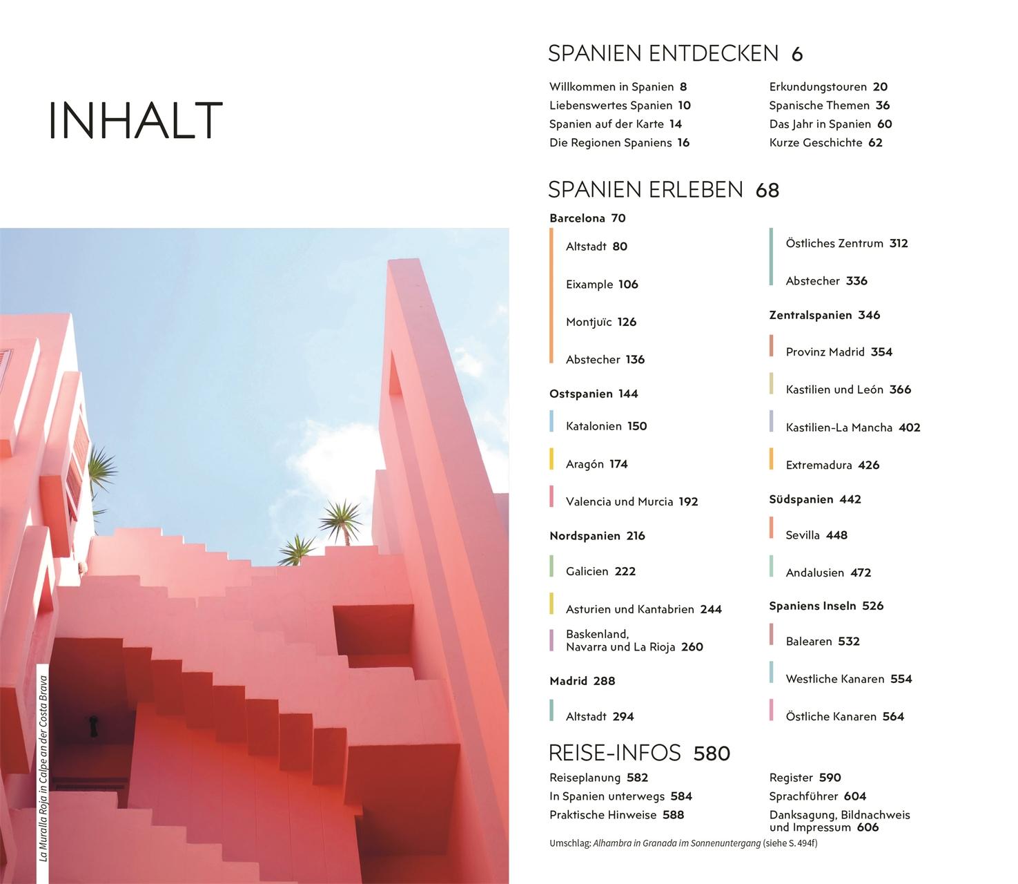 Beispielinhalt (Bild) Vis-à-Vis Reiseführer Spanien