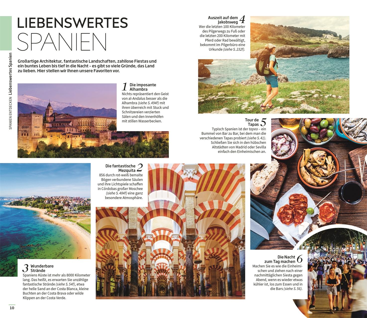 Beispielinhalt (Bild) Vis-à-Vis Reiseführer Spanien