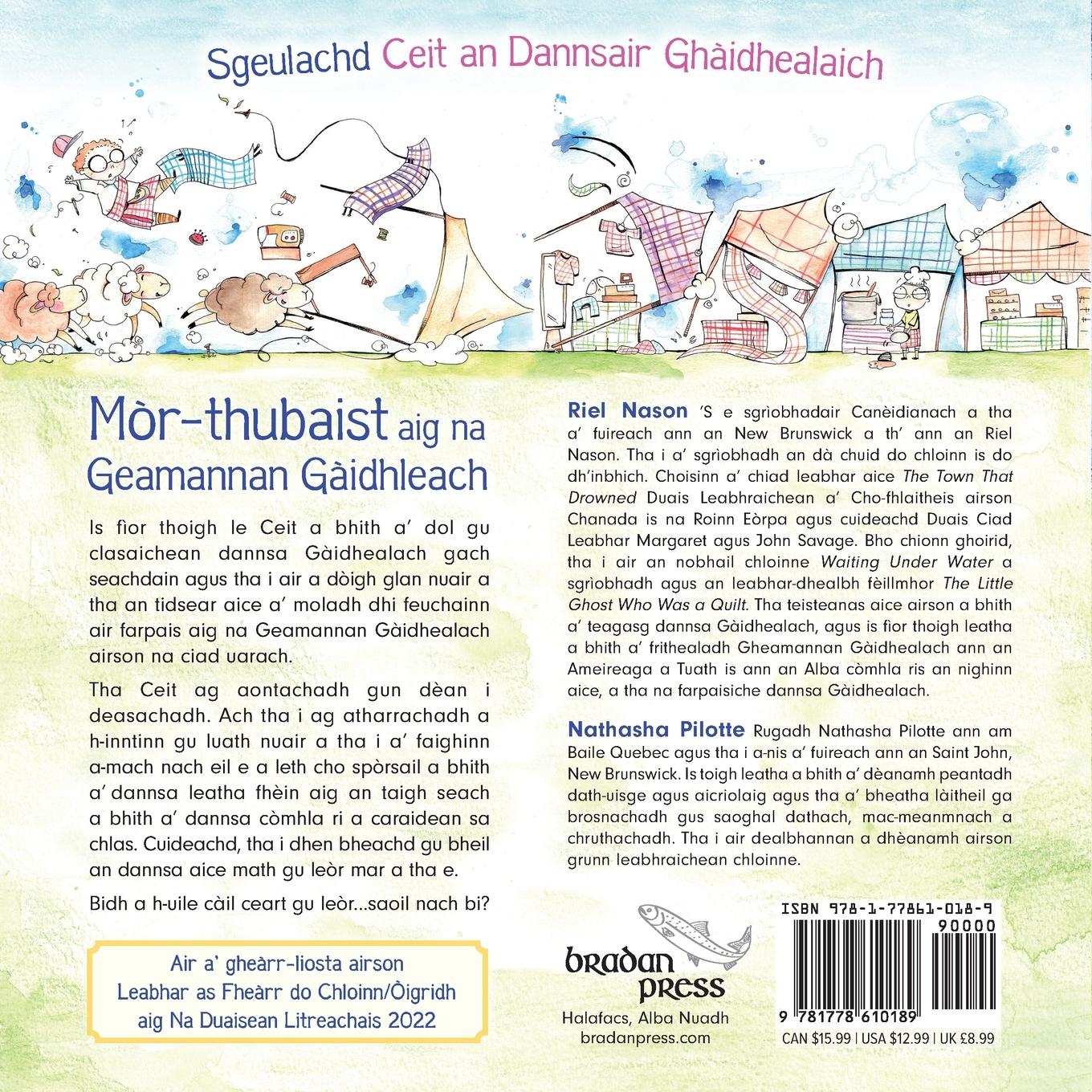 Rückseitencover Mòr-thubaist aig na Geamannan Gàidhealach