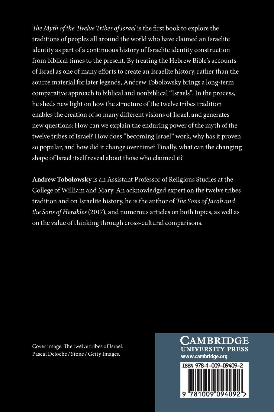 Rückseitencover The Myth of the Twelve Tribes of Israel