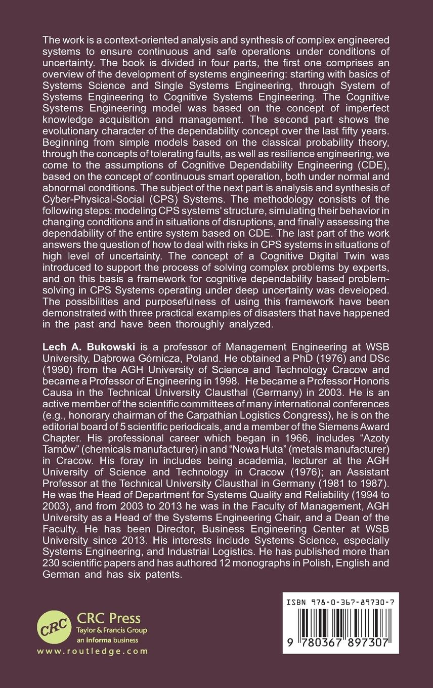 Rückseitencover Cognitive Dependability Engineering