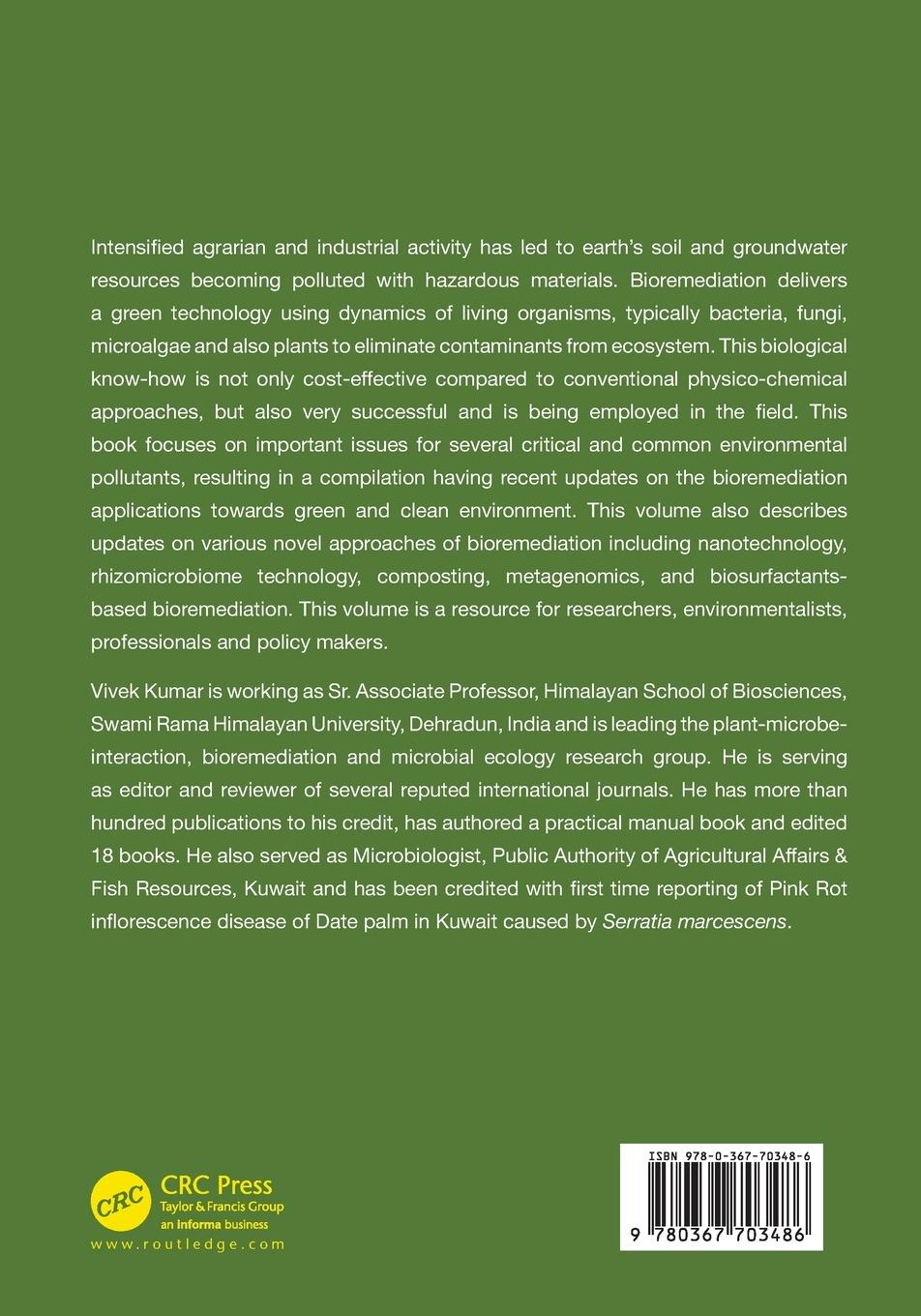 Rückseitencover Rhizomicrobiome Dynamics in Bioremediation