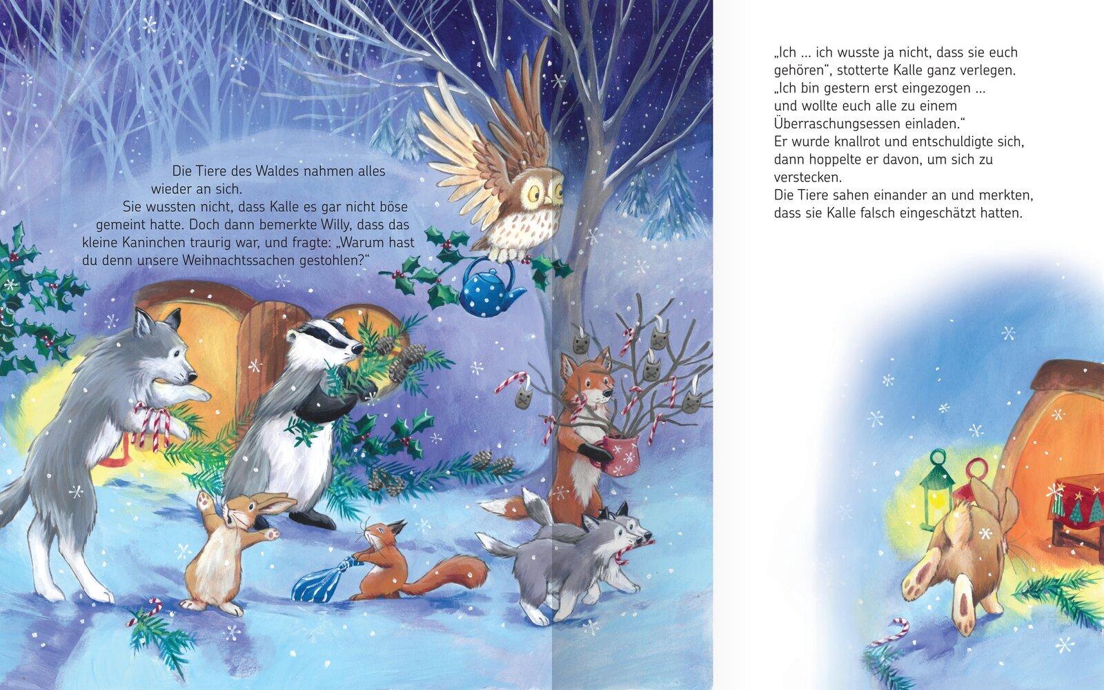 Beispielinhalt (Bild) Weihnachten bei den Waldtieren