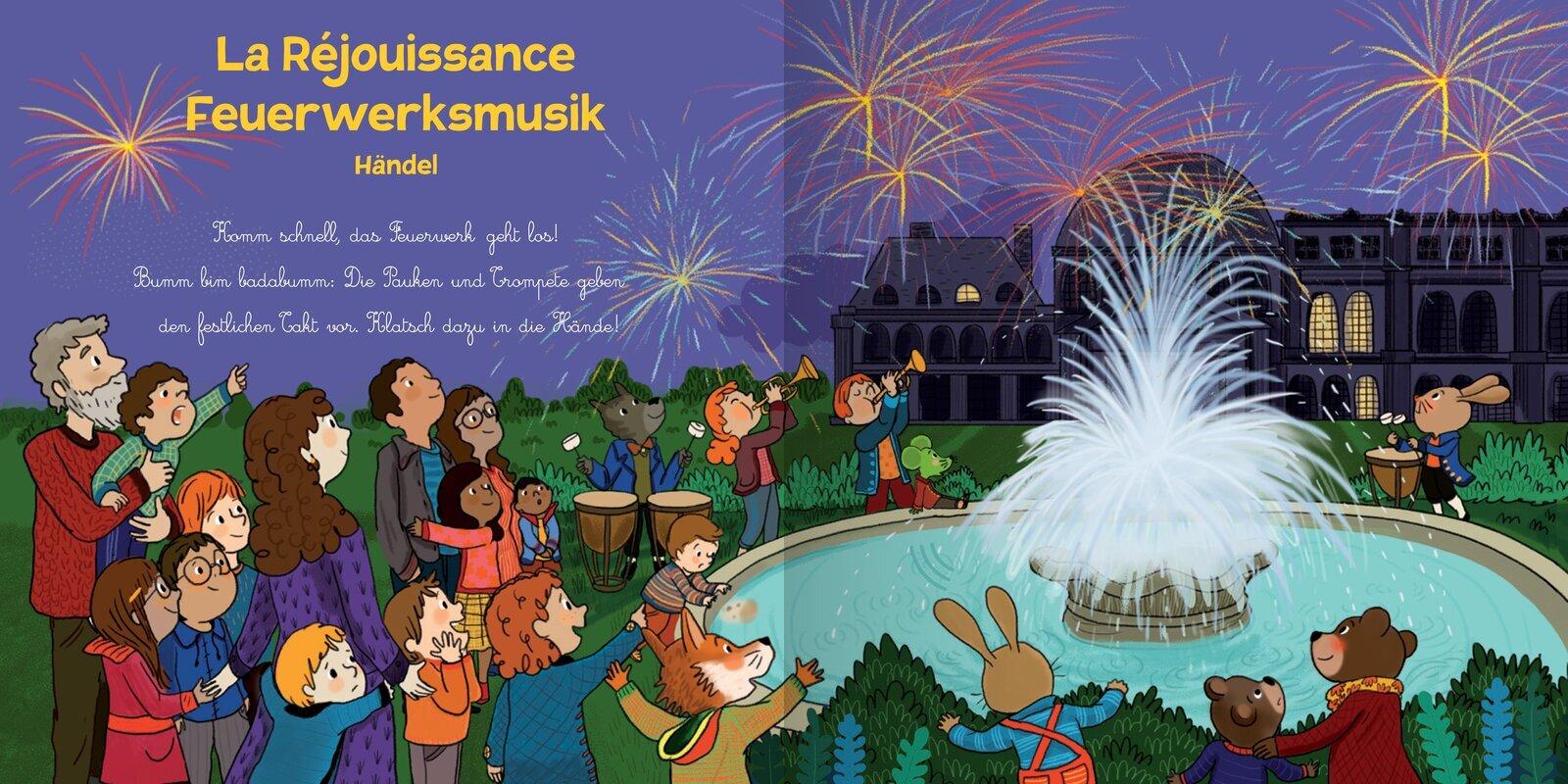 Beispielinhalt (Bild) Sound- & Licht-Buch Mein kleines Klassik-Konzert