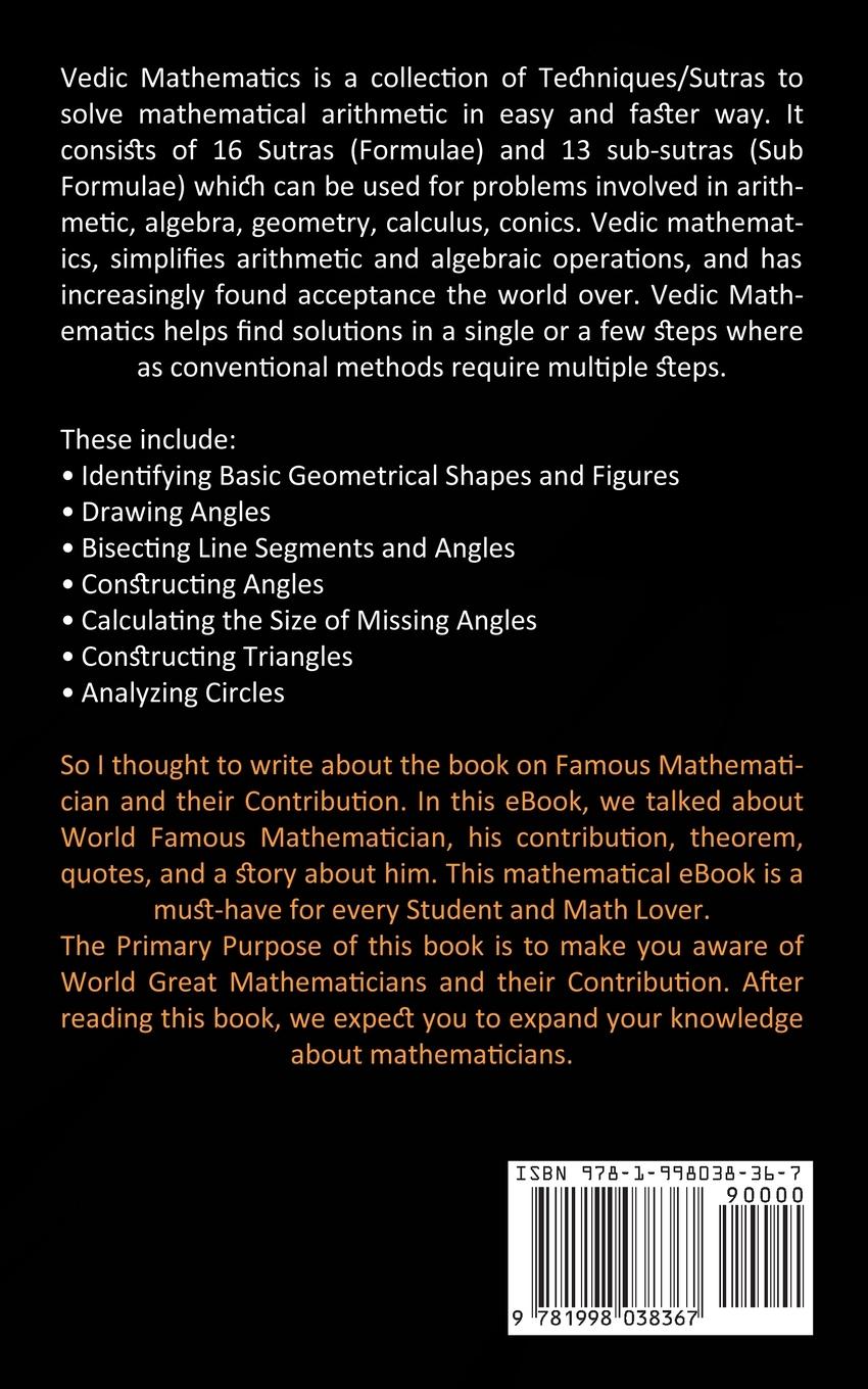 Rückseitencover Vedic Mathematics