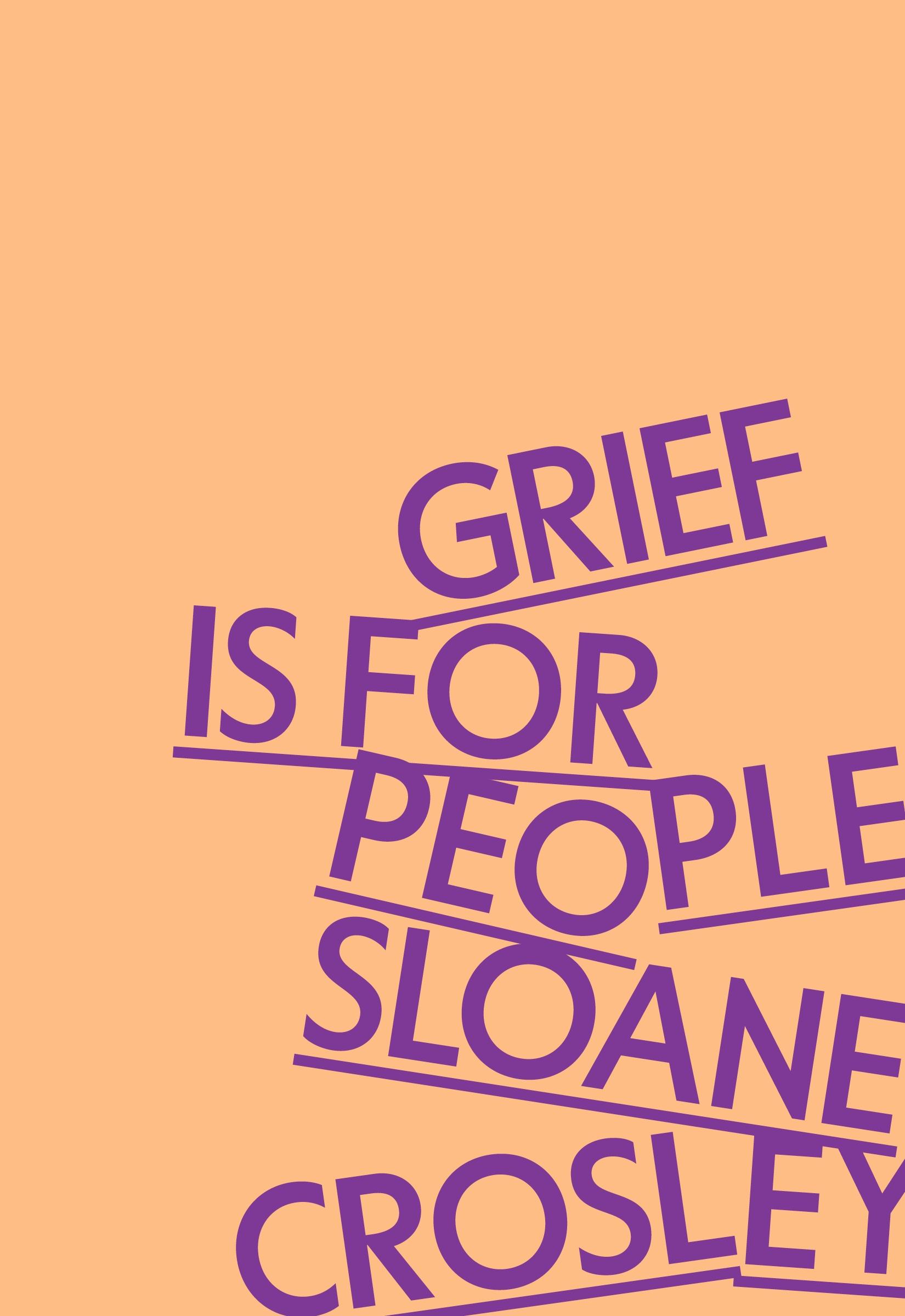 Vorderes Coverbild Grief Is for People