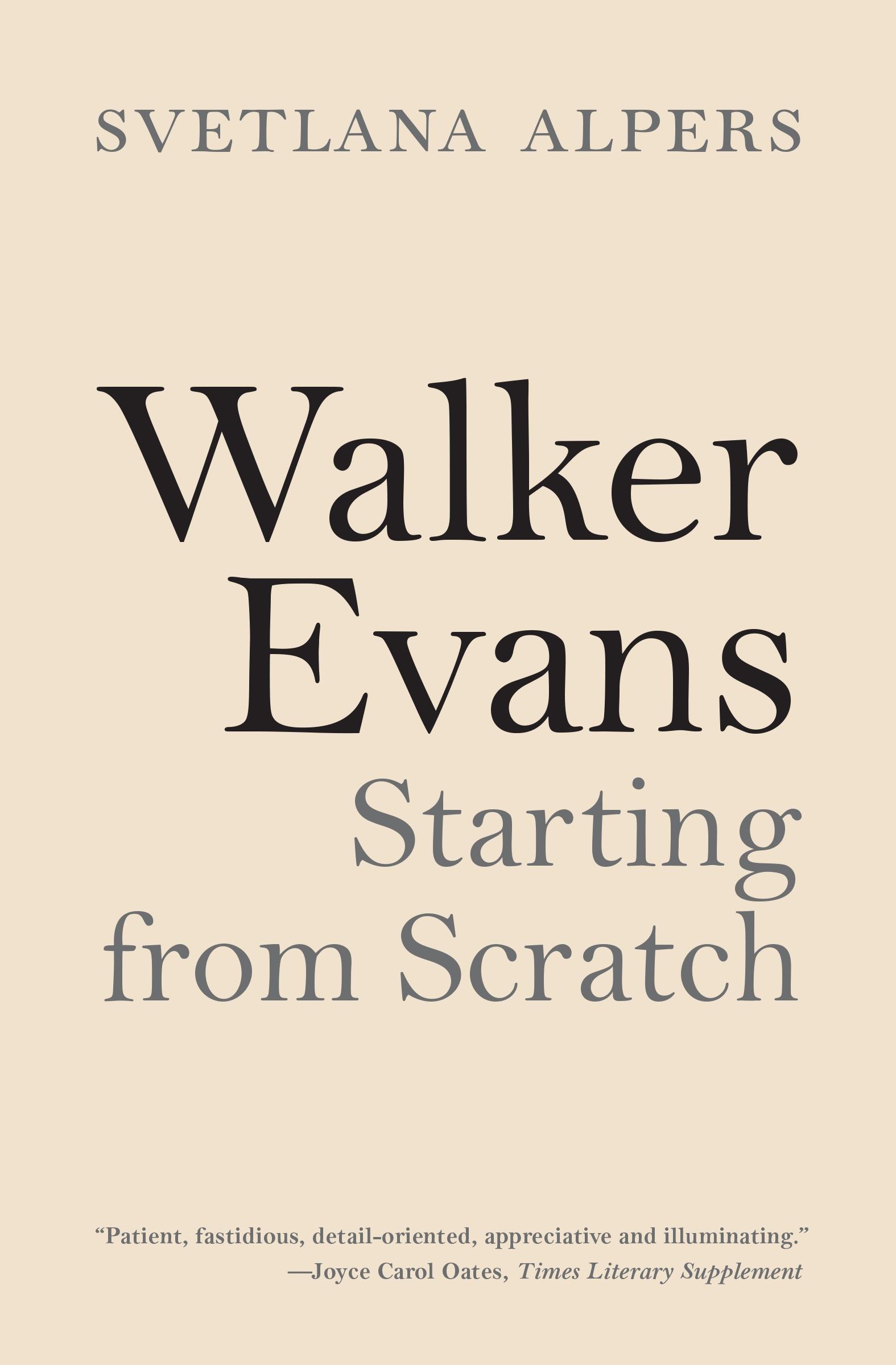 Vorderes Coverbild Walker Evans