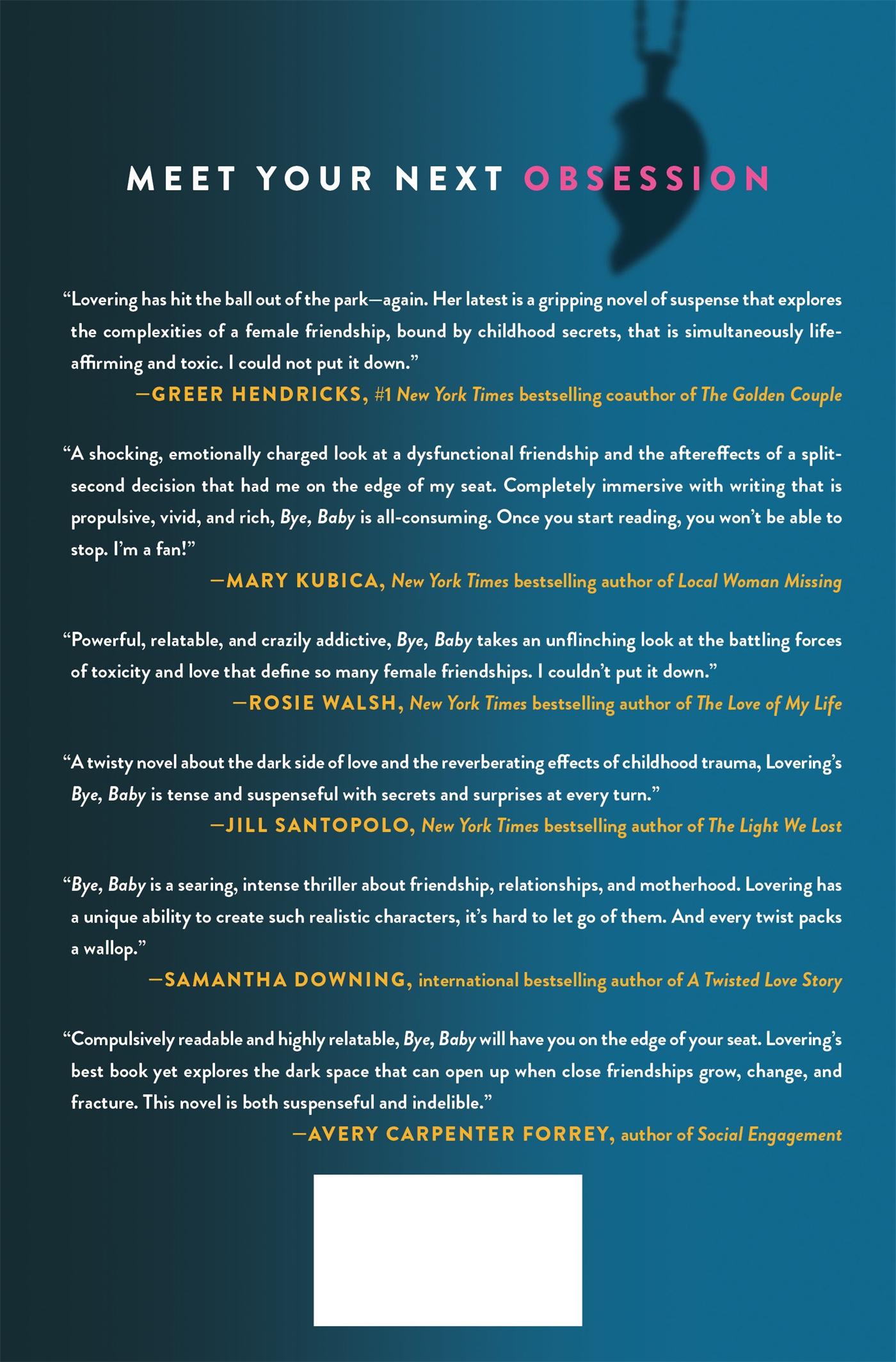 Rückseitencover Bye, Baby