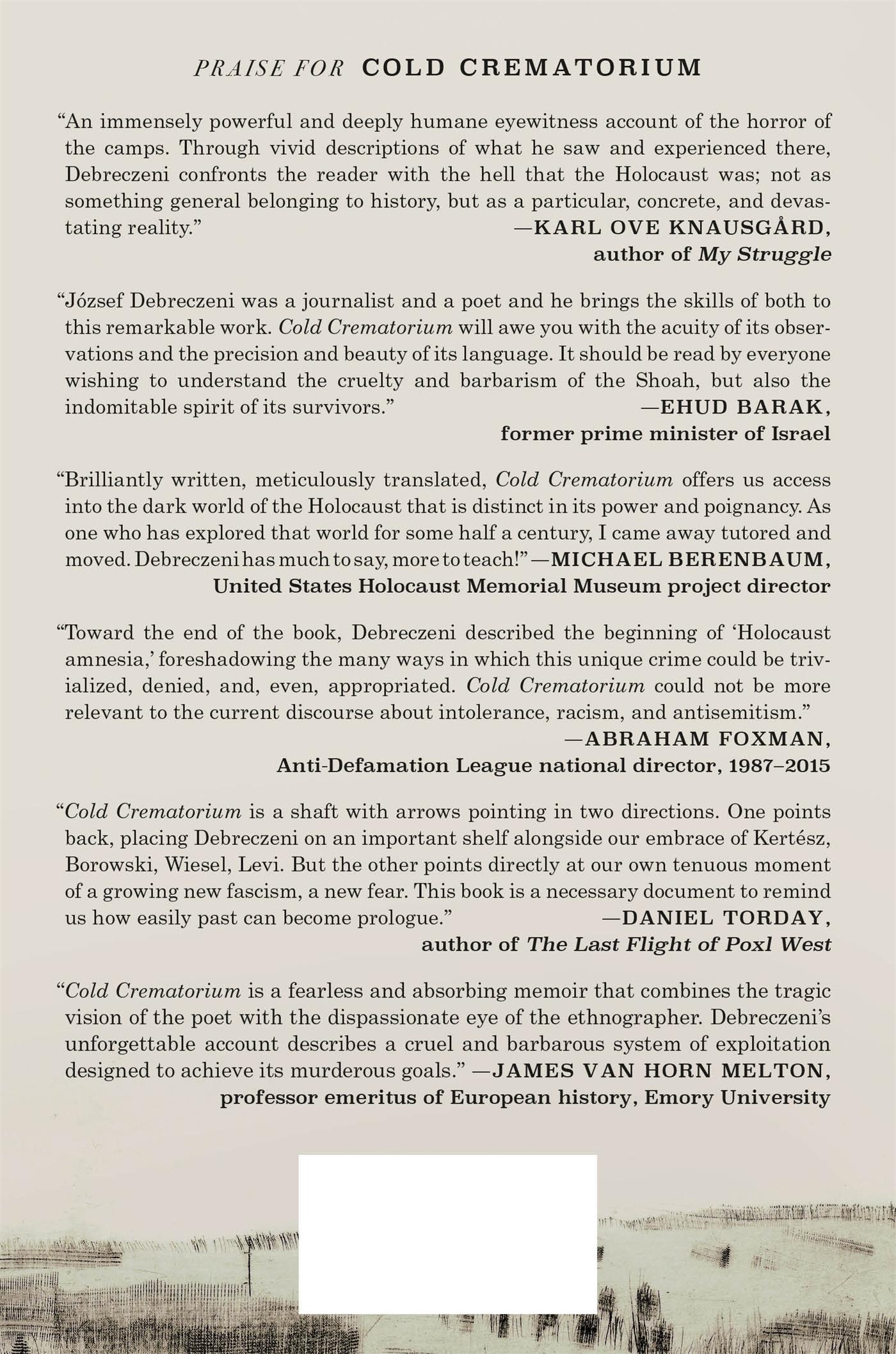 Rückseitencover Cold Crematorium