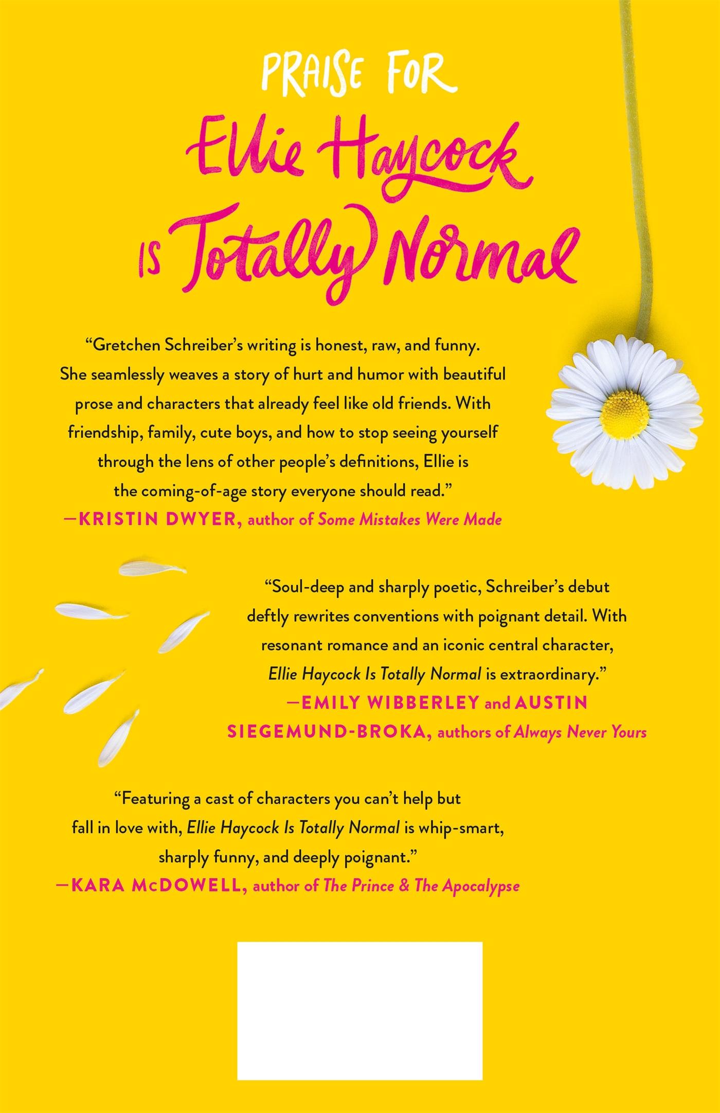 Rückseitencover Ellie Haycock Is Totally Normal