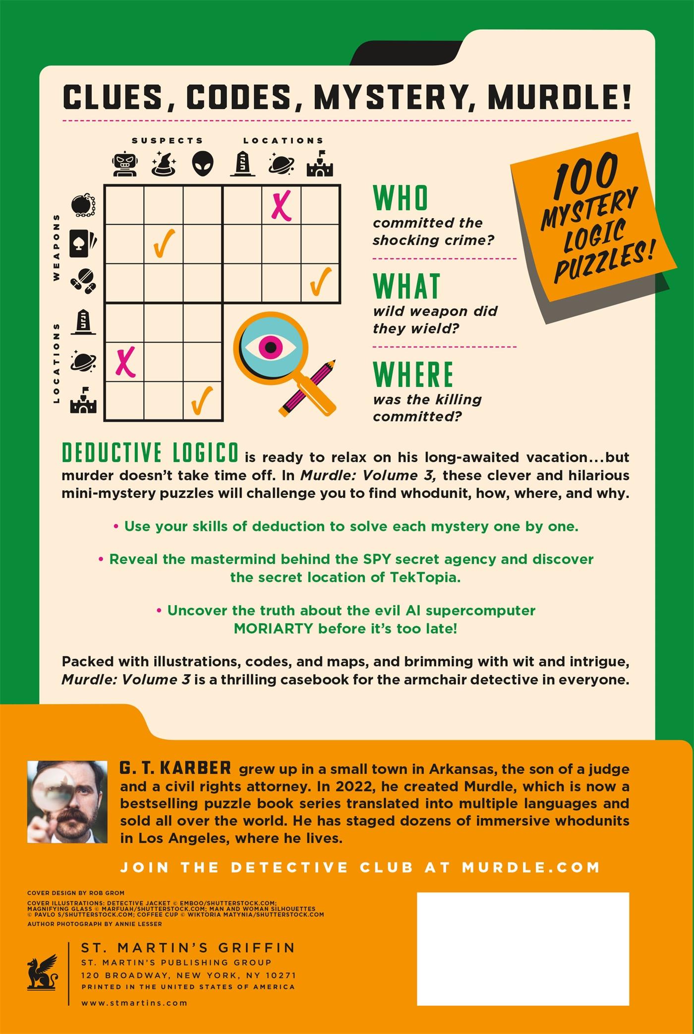 Rückseitencover Murdle: Volume 3