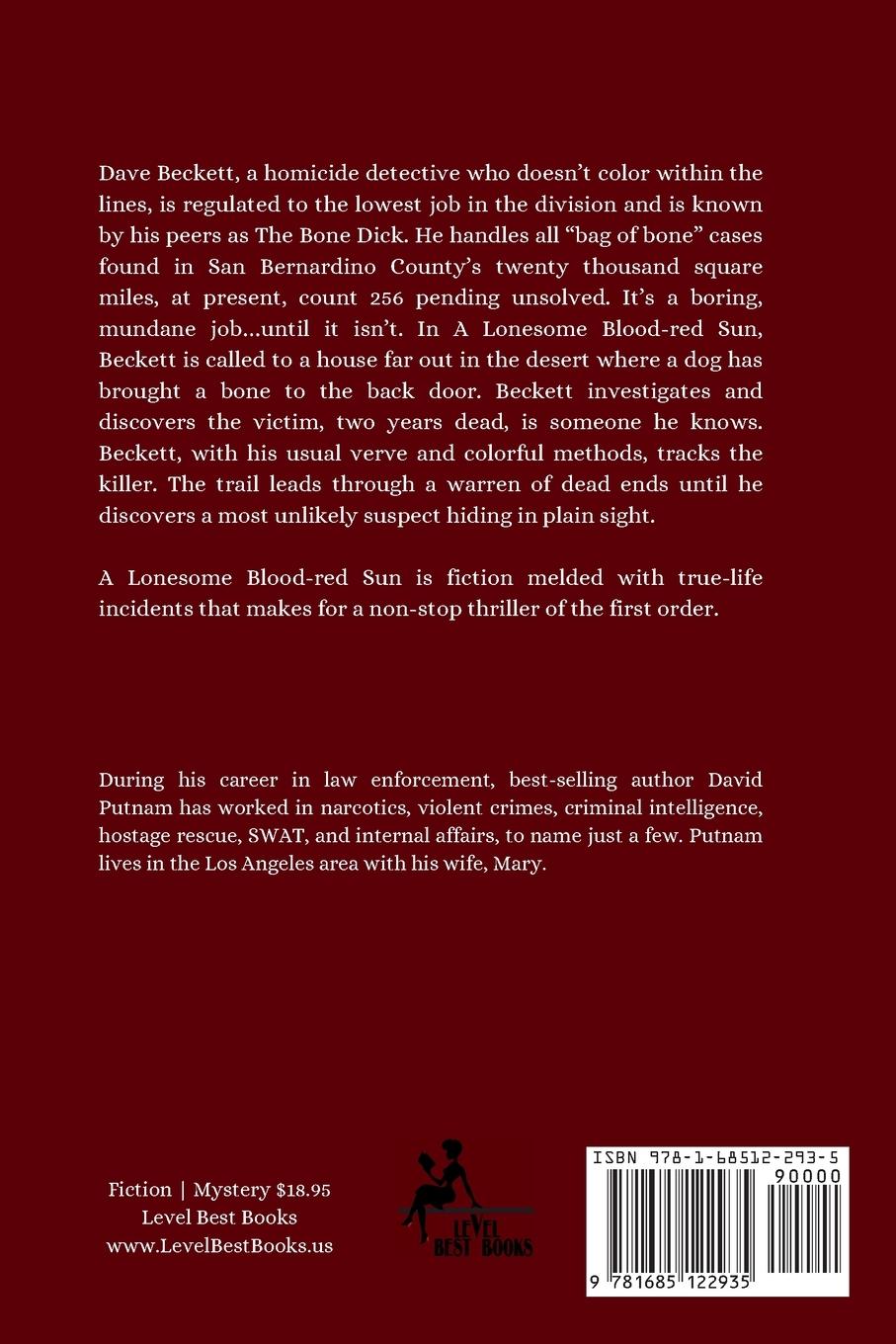 Rückseitencover A Lonesome Blood-Red Sun