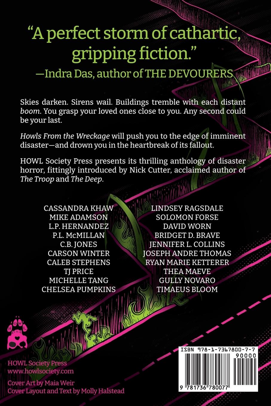 Rückseitencover Howls From the Wreckage