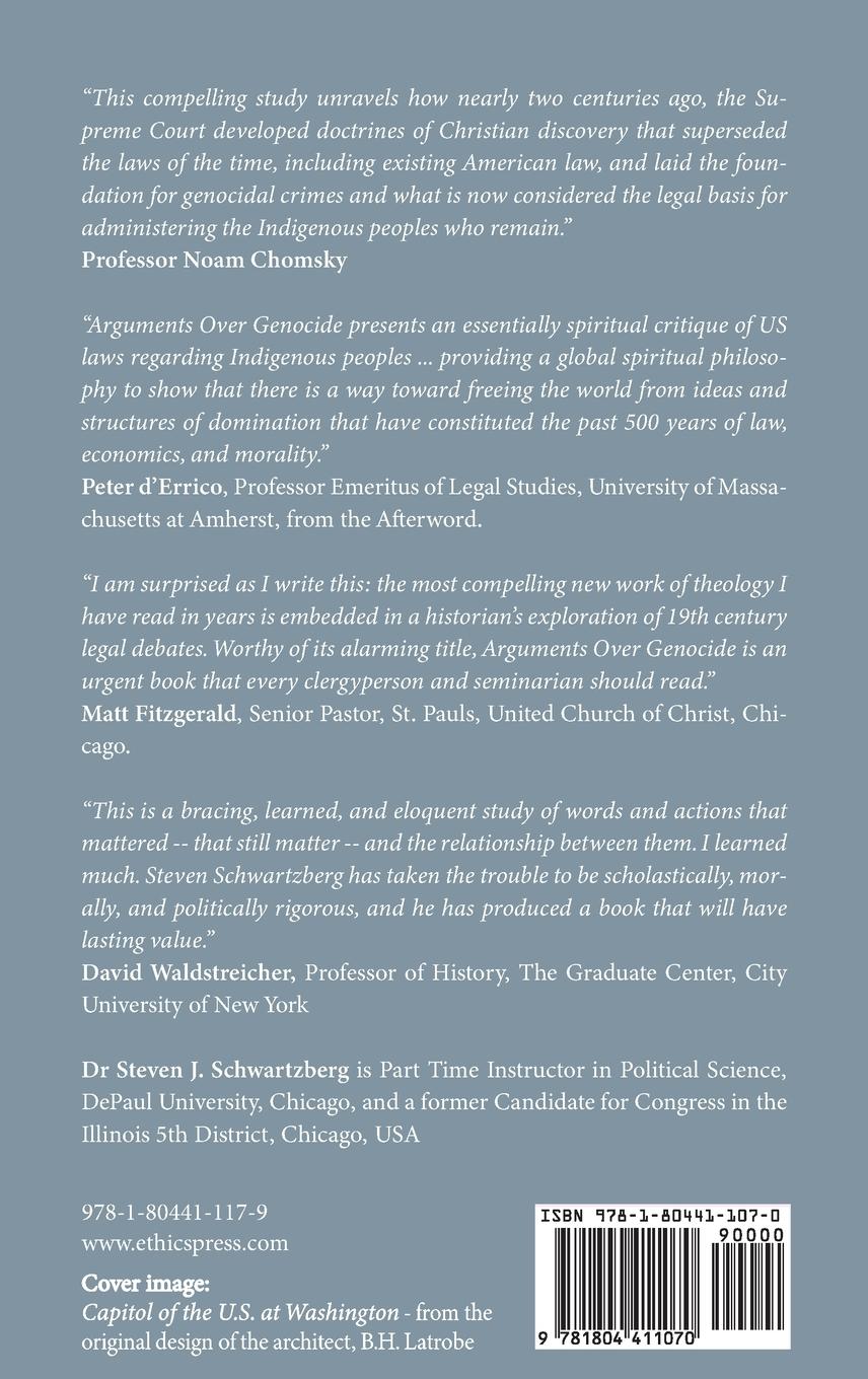 Rückseitencover Arguments over Genocide