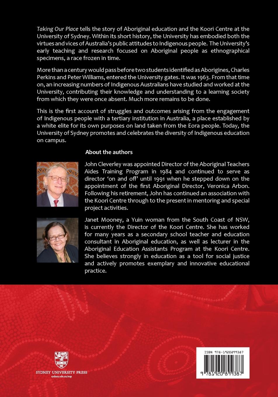 Rückseitencover Taking Our Place