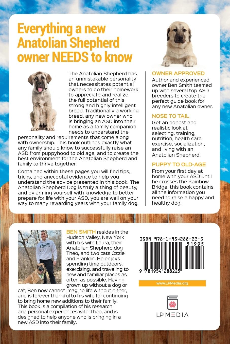 Rückseitencover The Anatolian Shepherd as a Family Dog