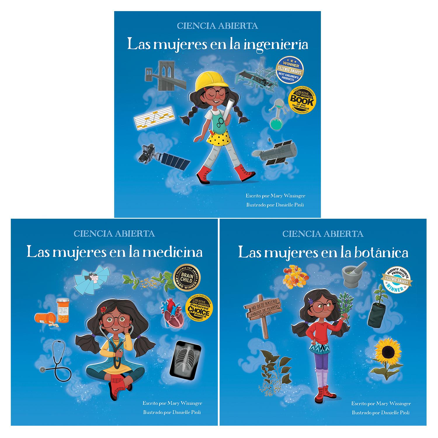 Vorderes Coverbild Más Mujeres En La Ciencia Paperback Book Set